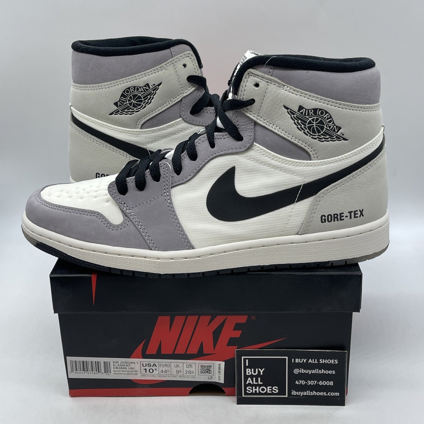 Size 10.5 - Air Jordan 1 Element GORE-TEX High Light Bone (DB2889-100)