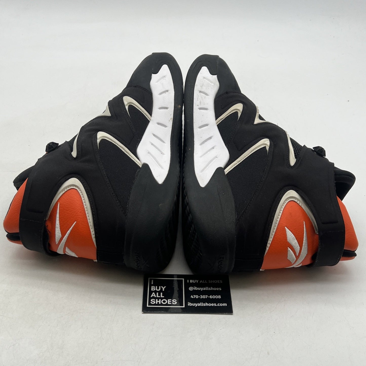 Size 12 - Reebok Basketball Shoes Black White Classics Instapump Fury Zone