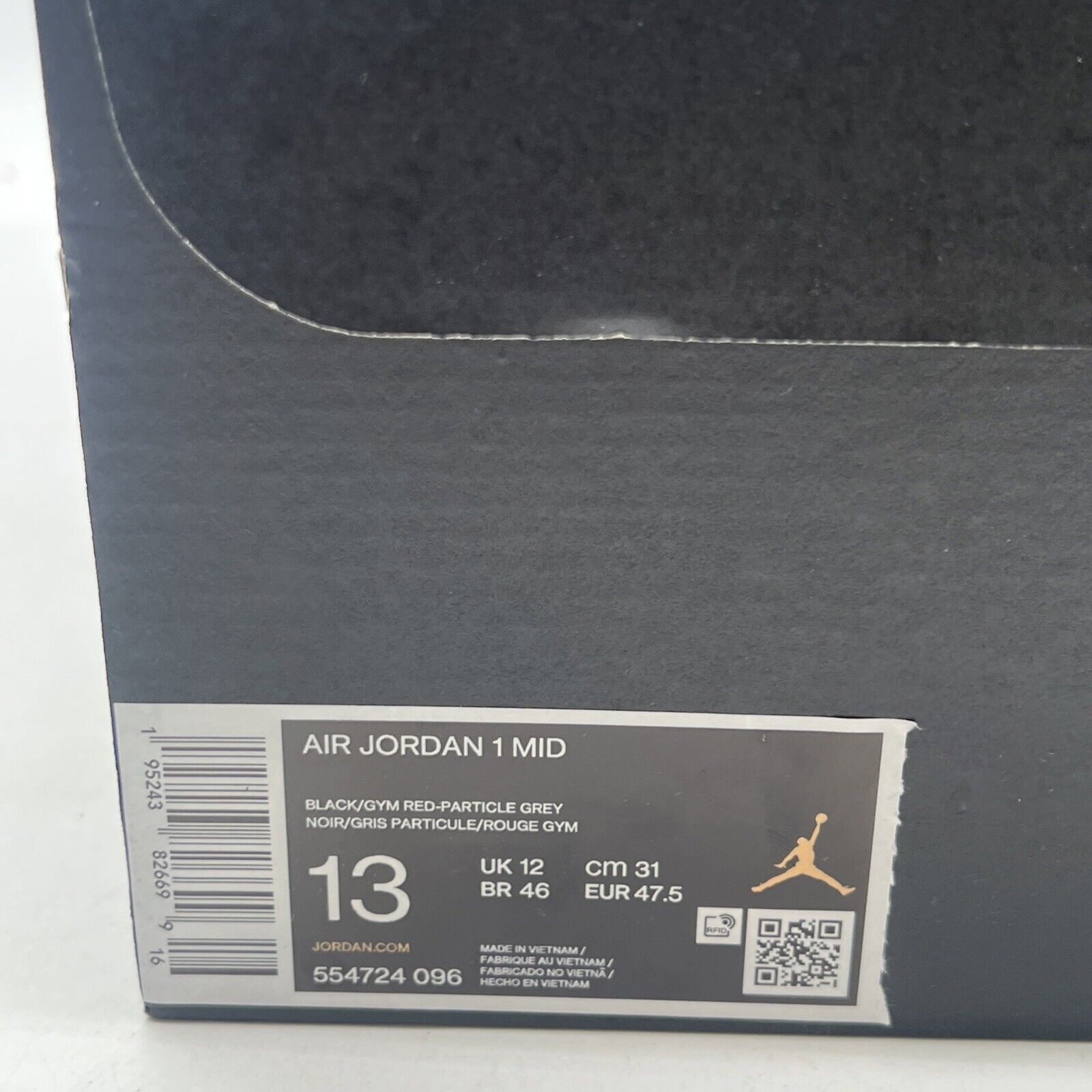 Size 13 - Air Jordan 1 Mid Shadow (554724-096)