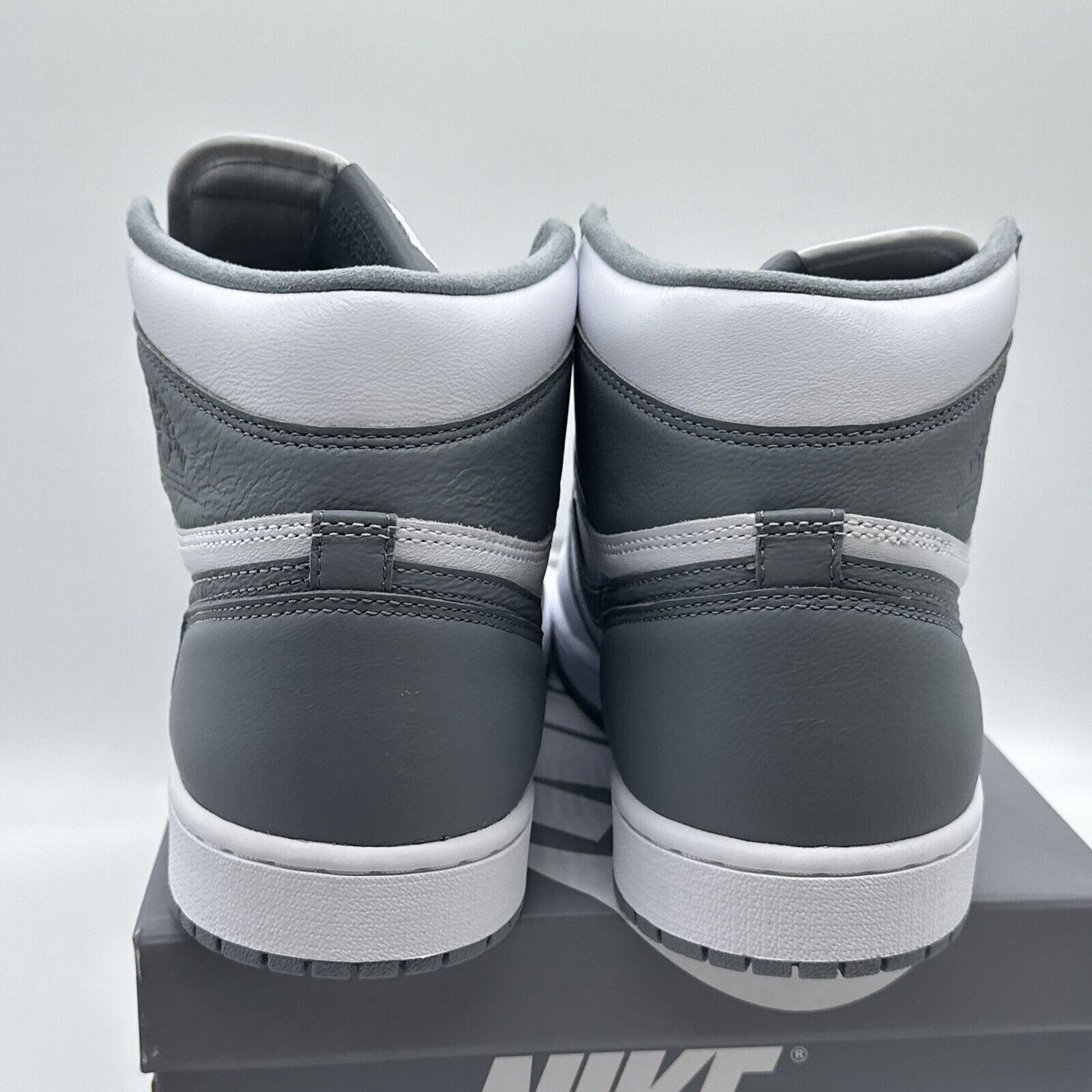 Nike Air Jordan 1 High OG Stealth Gray White 555088-037 Mens Sz 12