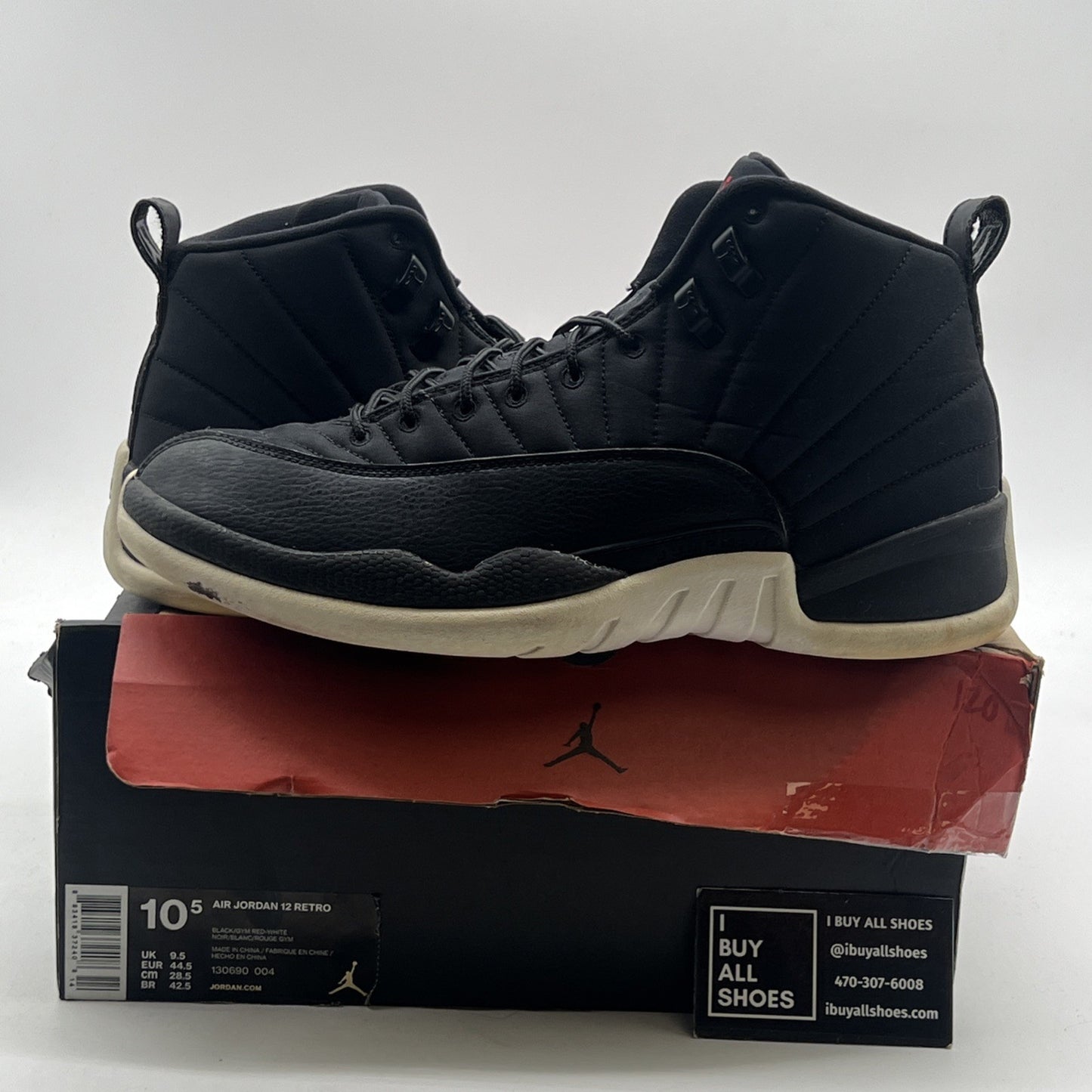 Size 10.5 - Air Jordan 12 Retro Neoprene (130690-004)