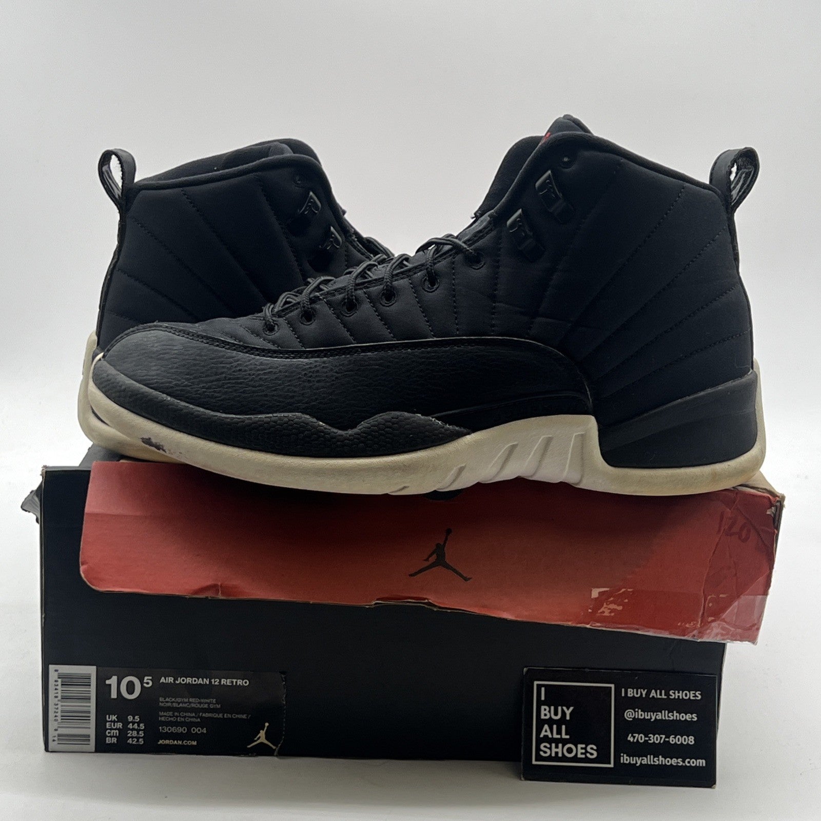 Size 10.5 - Air Jordan 12 Retro Neoprene (130690-004)