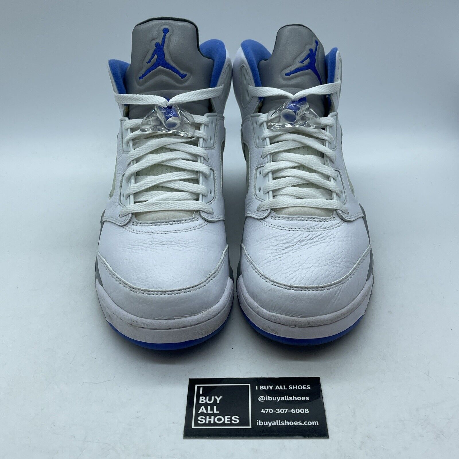Size 10.5 - Air Jordan 5 Retro Stealth 2.0 Grey White Leather (DD0587-140)