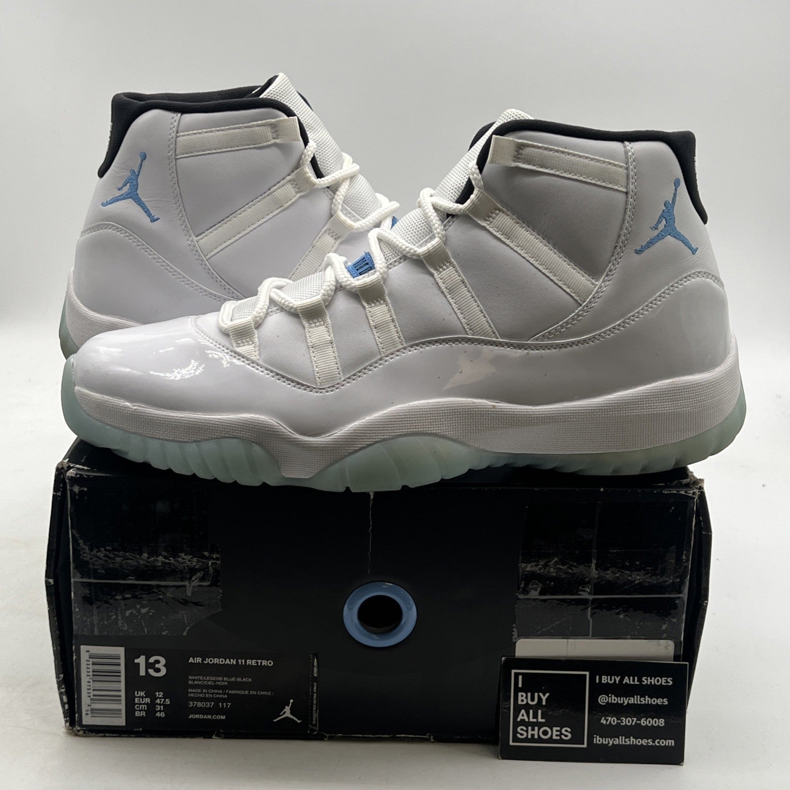 Size 13 - Air Jordan 11 Retro High Legend Blue (378037-117)