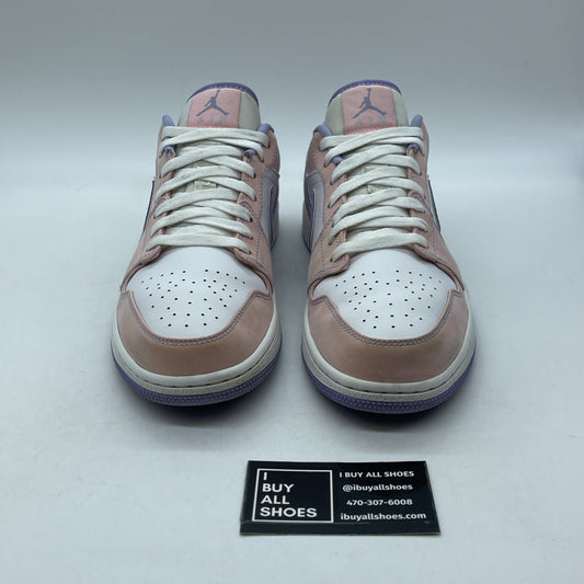 Size 10 - Air Jordan 1 SE Low Arctic Punch Pink White Suede Leather (CK3022-600)