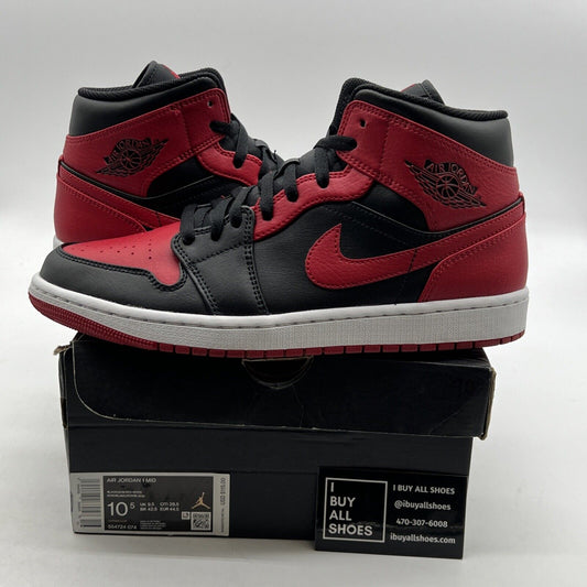 Size 10.5 - Air Jordan 1 Mid Banned 2020 (554724-074)