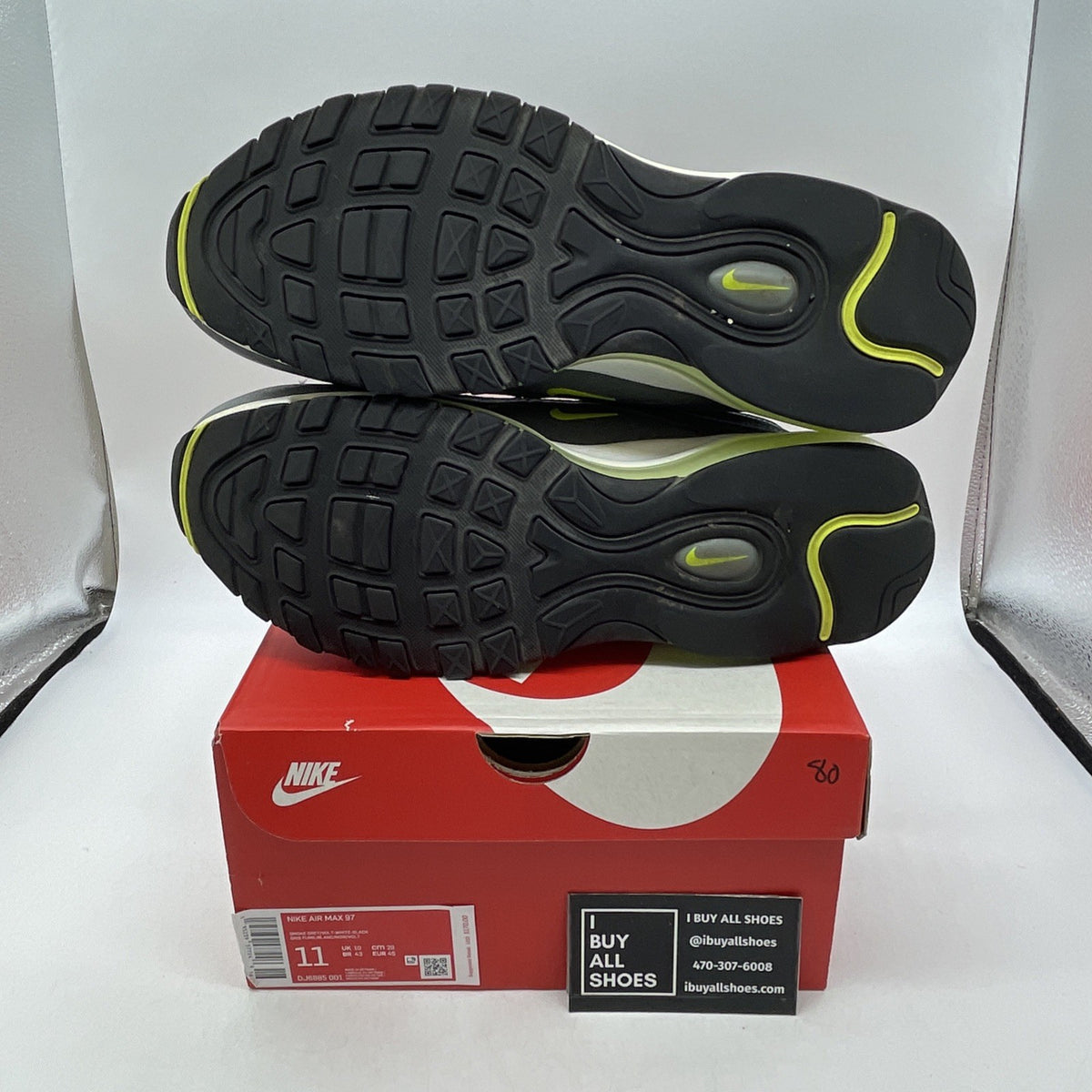 Size 11 - Nike Air Max 97 Smoke Grey Volt (DJ6885-001)