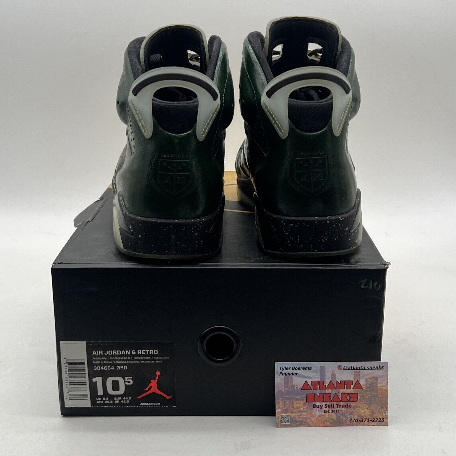 Size 10.5 - Air Jordan 6 Retro Champagne Bottle (384664-350)