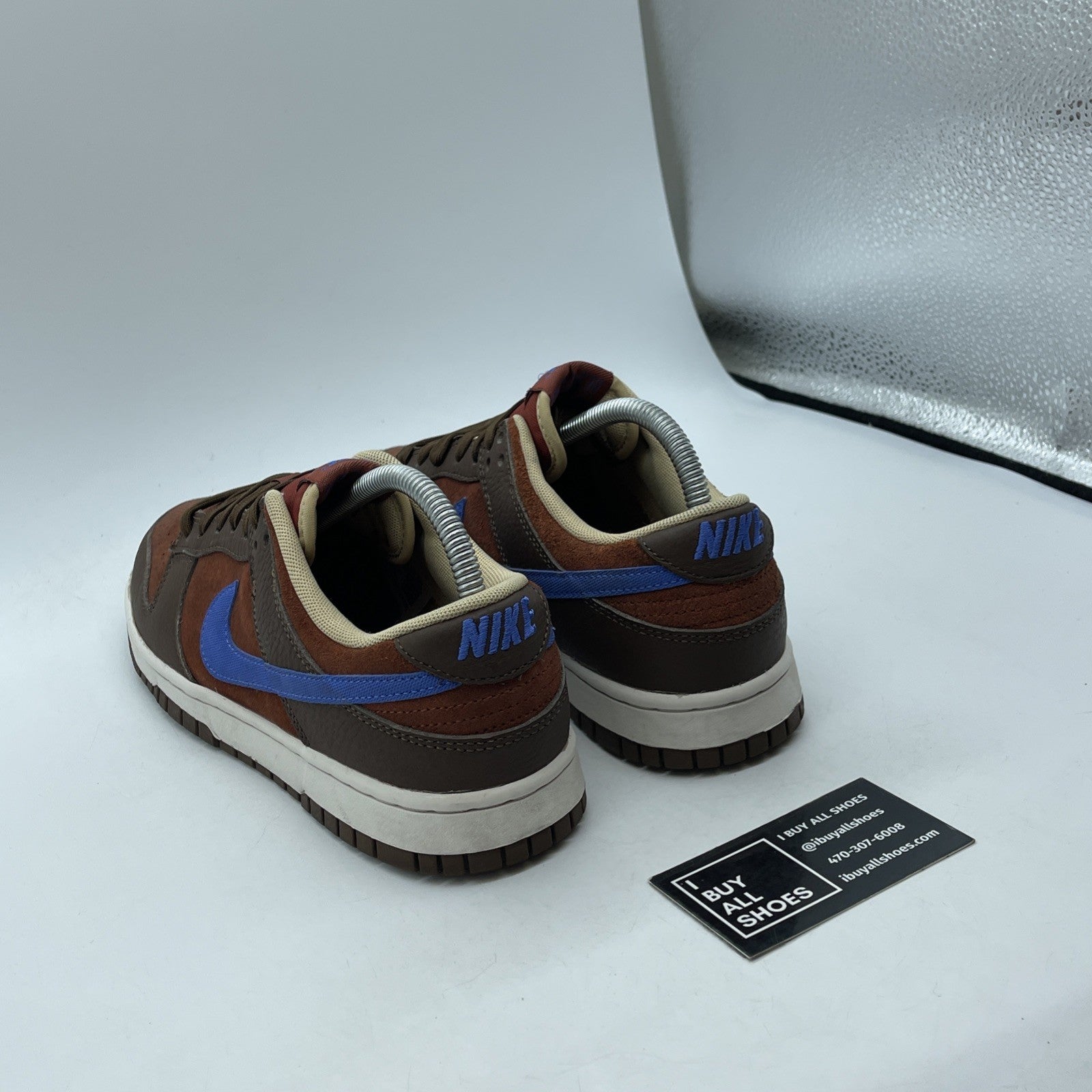 Size 8.5 - Nike Dunk Premium Low Mars Stone Blue Suede Leather (DR9704-200)