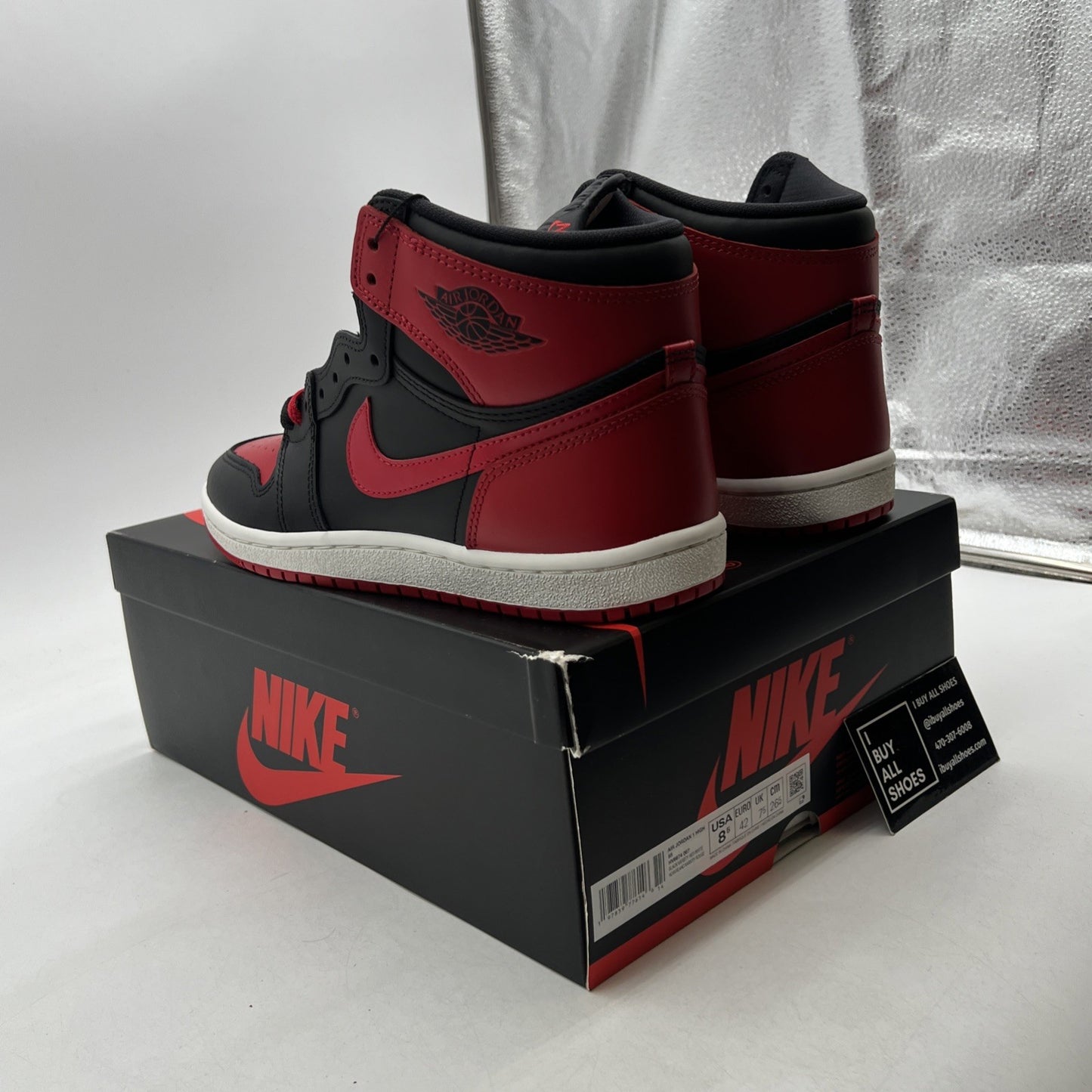 Size 8.5 - Air Jordan 1 Retro '85 OG 2025 High Bred / Banned (HV6674-067).