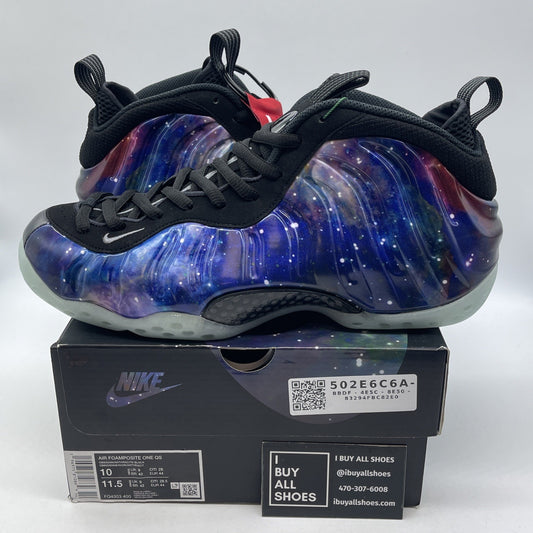 Size 10 - Nike Air Foamposite One 2025 Galaxy Black Purple Blue (FQ4303-400)