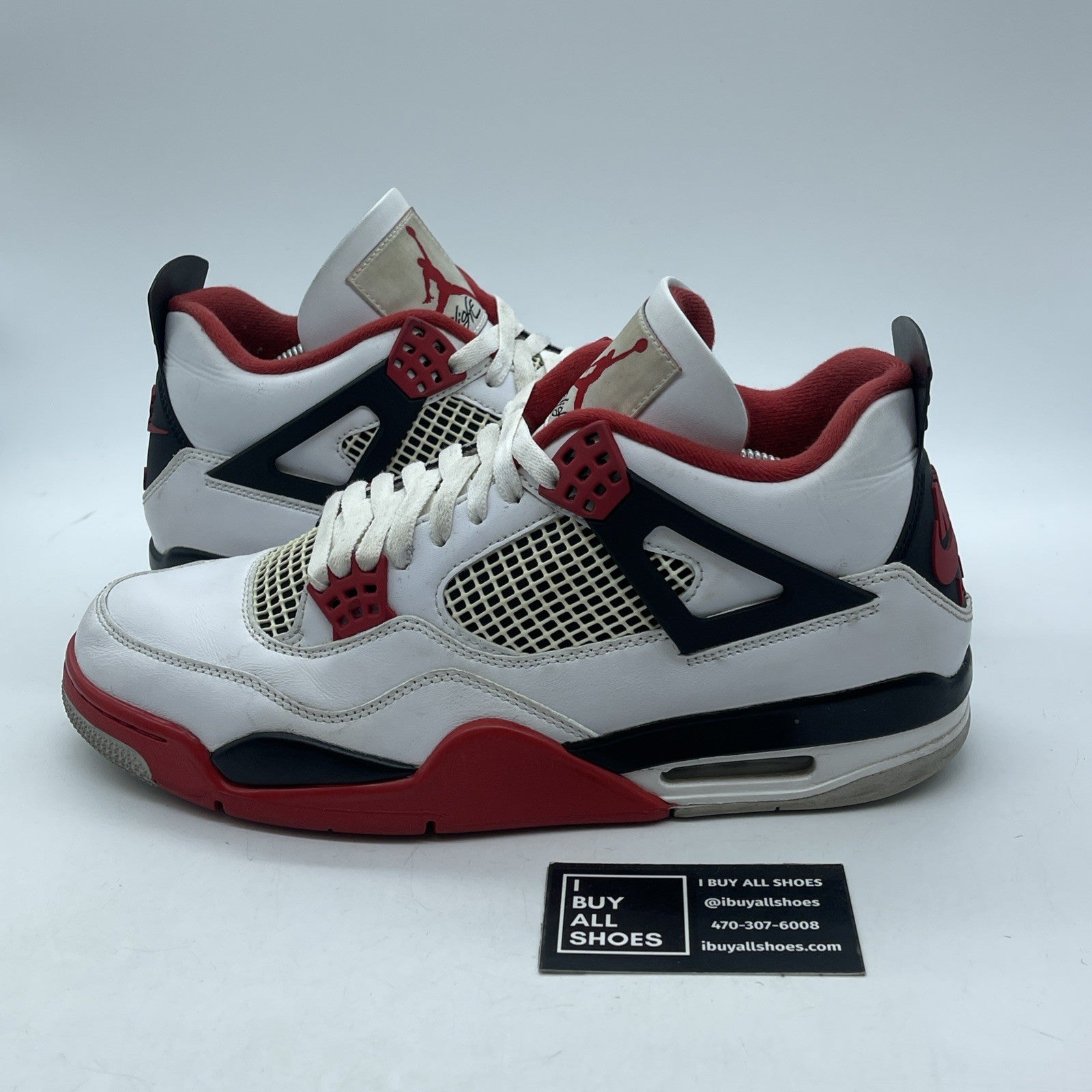Size 11.5 - Jordan 4 Retro OG Mid Fire Red White Leather (DC7770-160)