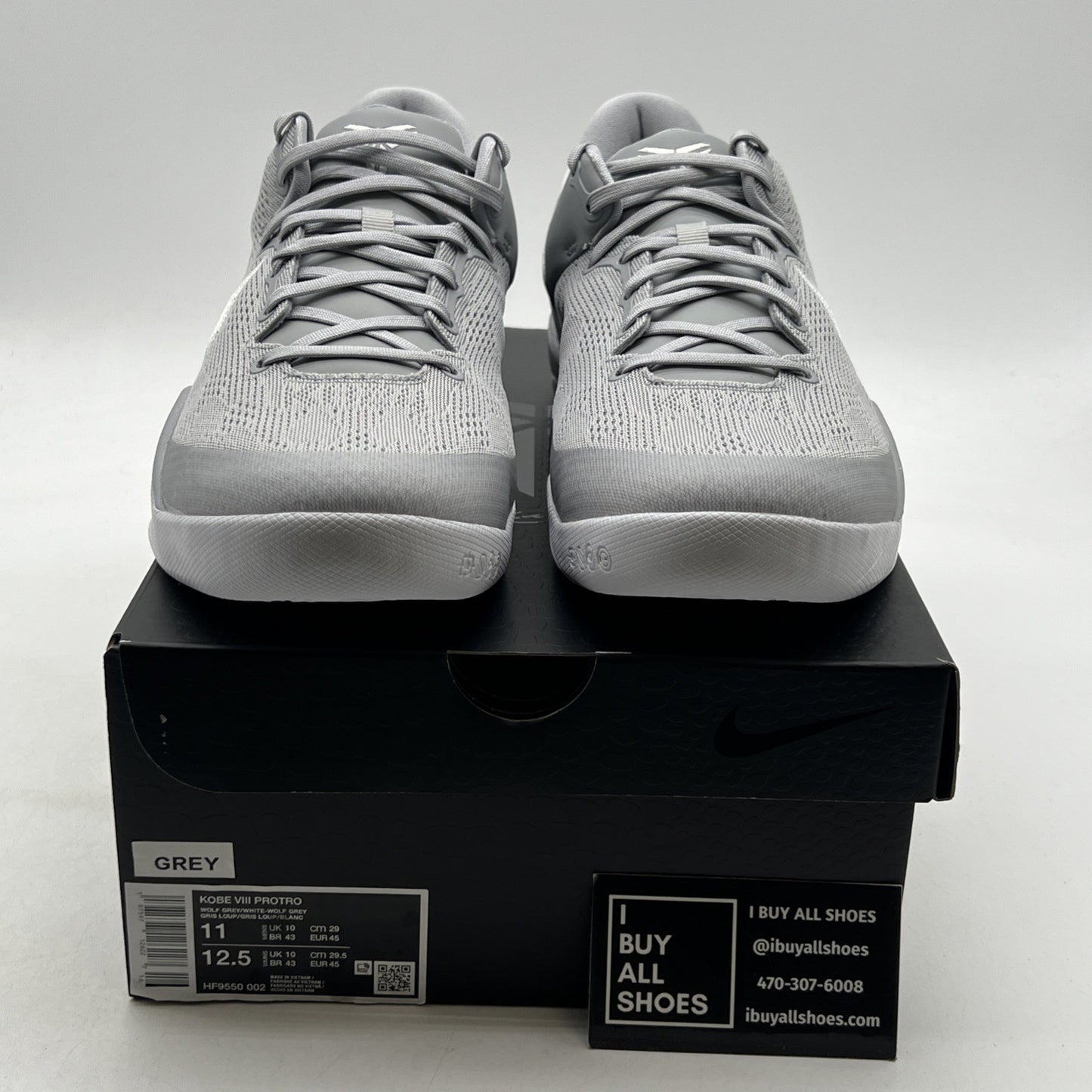 Size 11 - Nike Kobe 8 Protro Wolf Grey (HF9550-002)