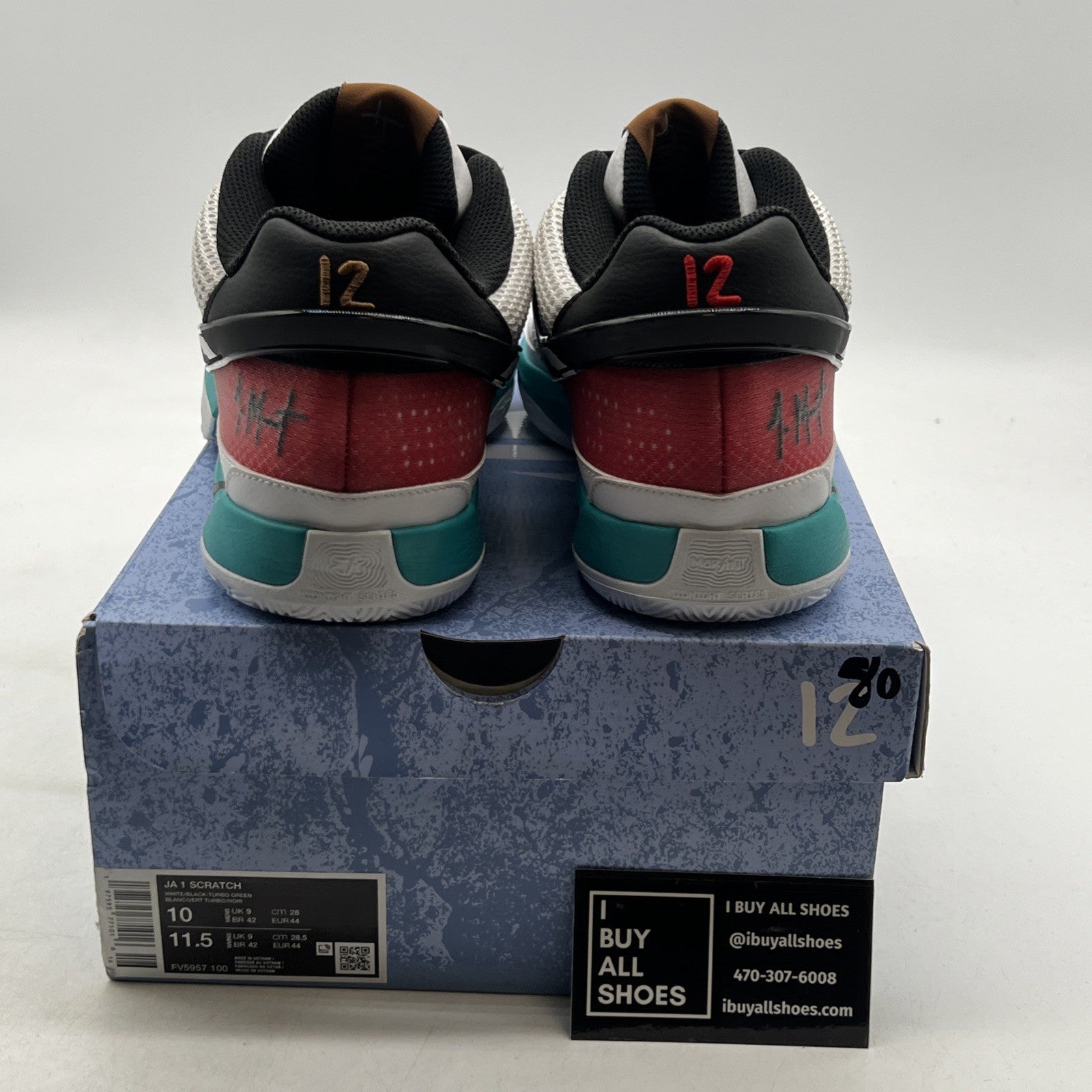 Size 10 - Nike Ja 1 Reverse Scratch (FV5957-100)