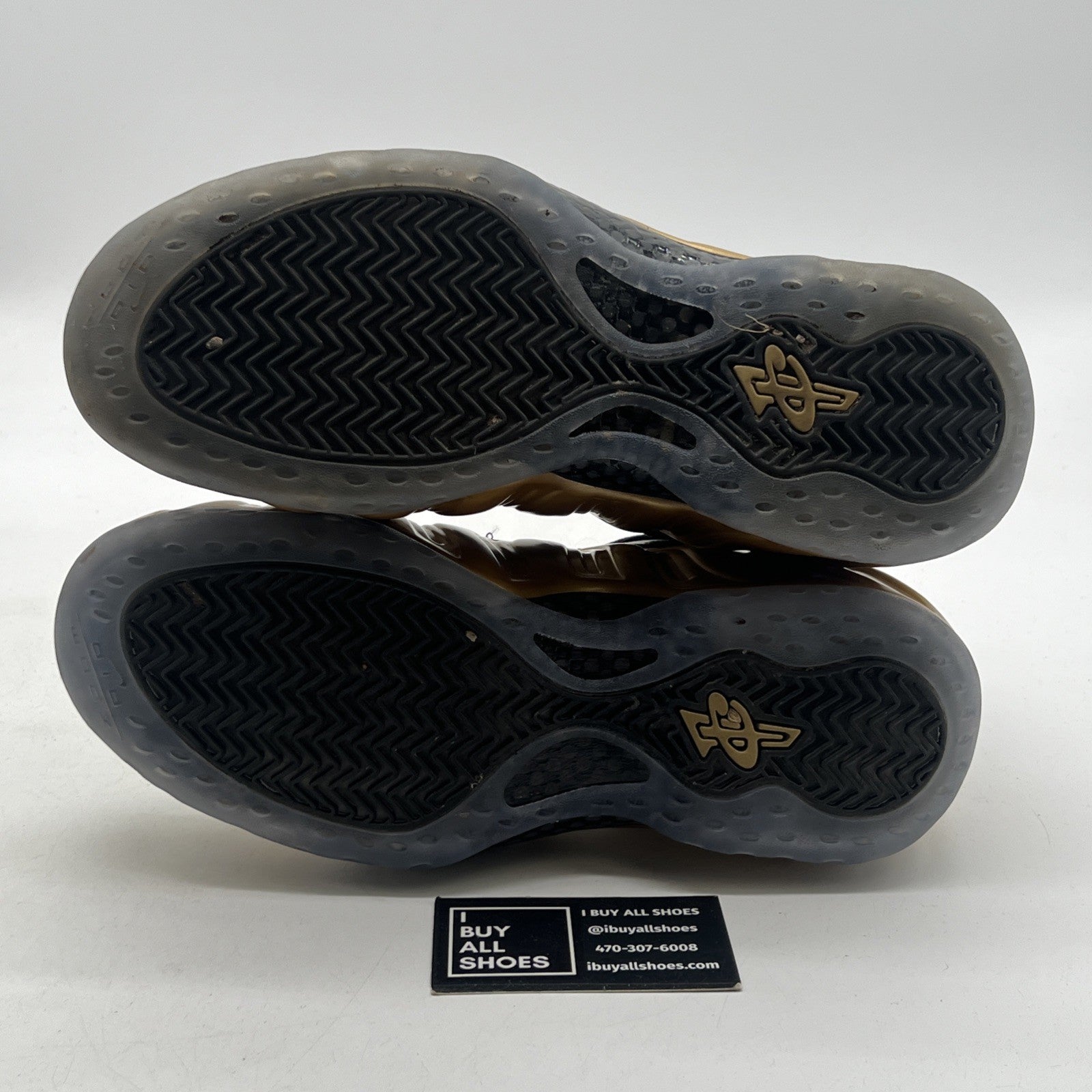 Size 9.5 - Nike Air Foamposite One Metallic Gold (314996-700)