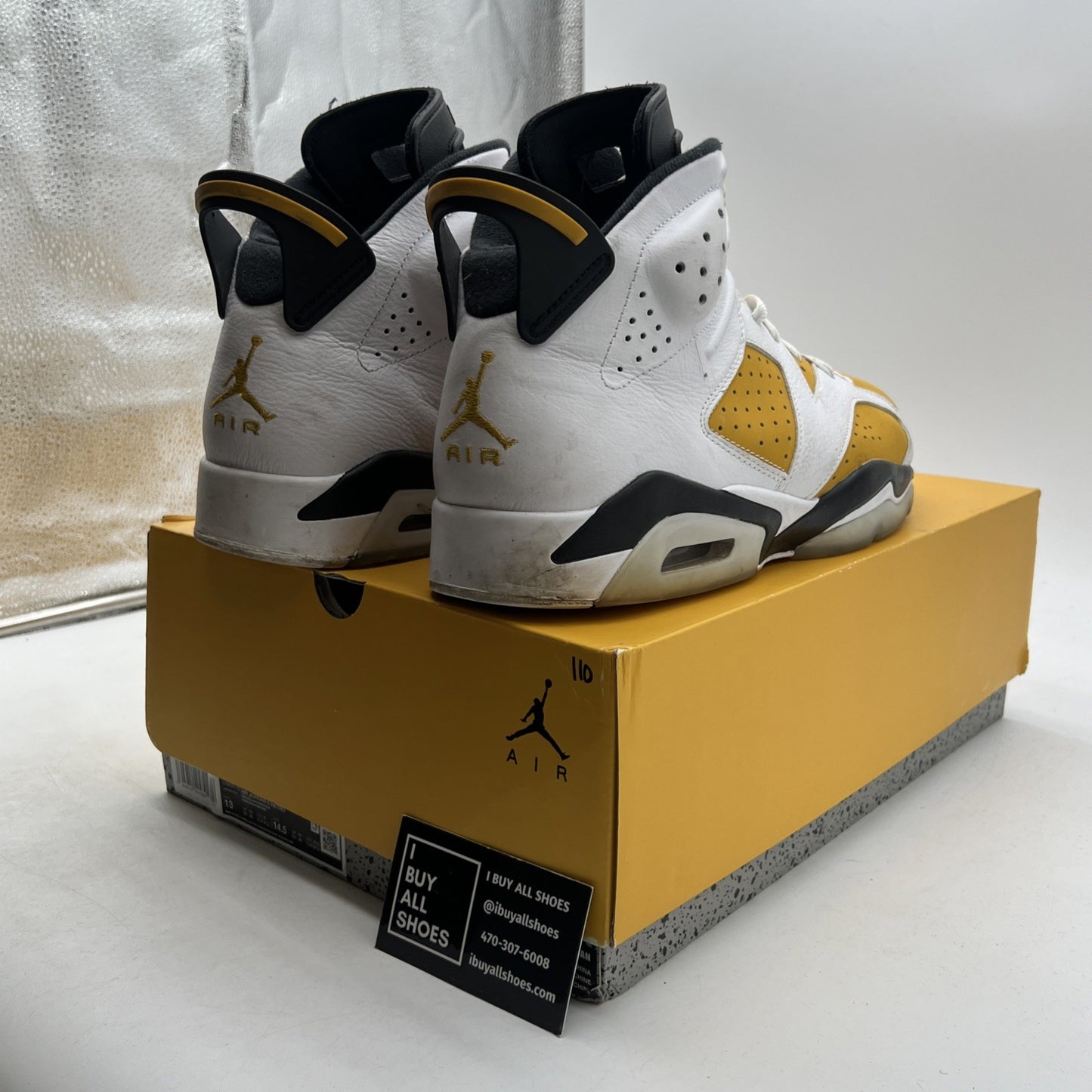 Size 13 - Air Jordan 6 Retro Yellow Ochre (CT8529-170)