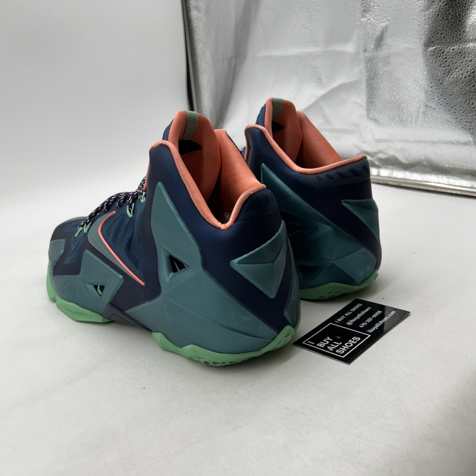 Size 13 - Nike LeBron 11 Miami vs Akron (616175-400)