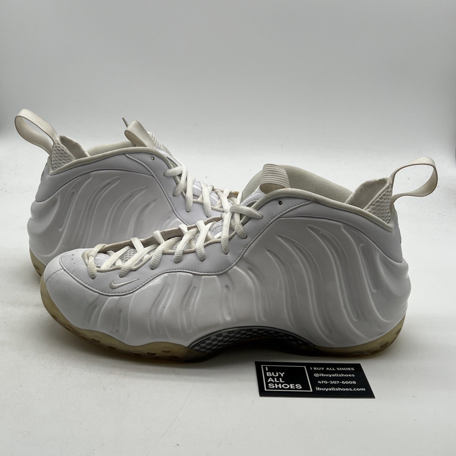 Size 13 - Nike Air Foamposite One White-Out (314996-100)