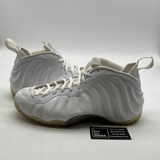 Size 13 - Nike Air Foamposite One White-Out (314996-100)