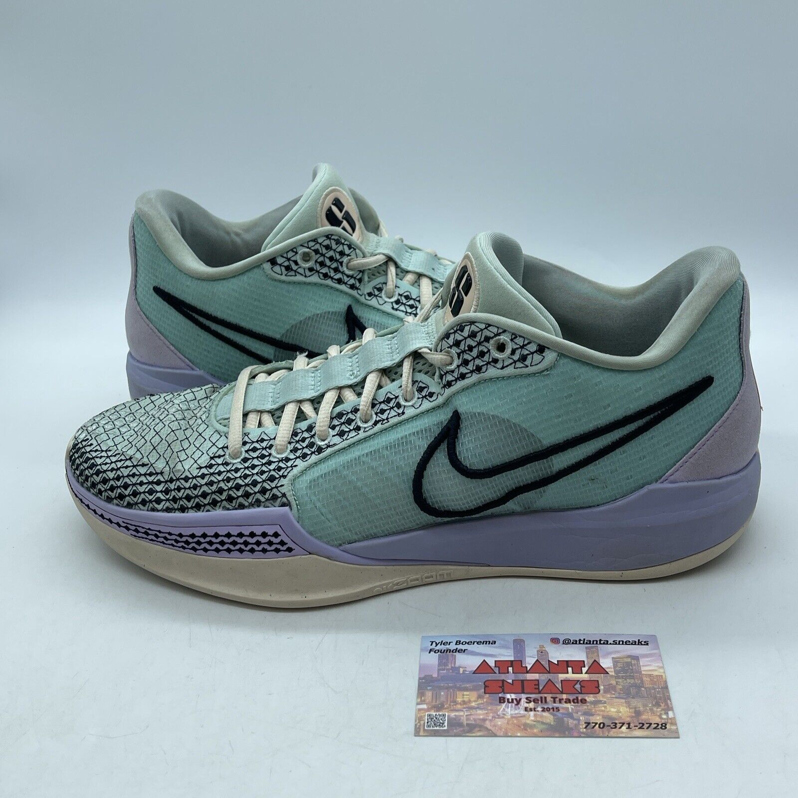 Size 12W - Nike Sabrina 1 Brooklyn's Finest Purple Blue Suede (FQ3381-301)