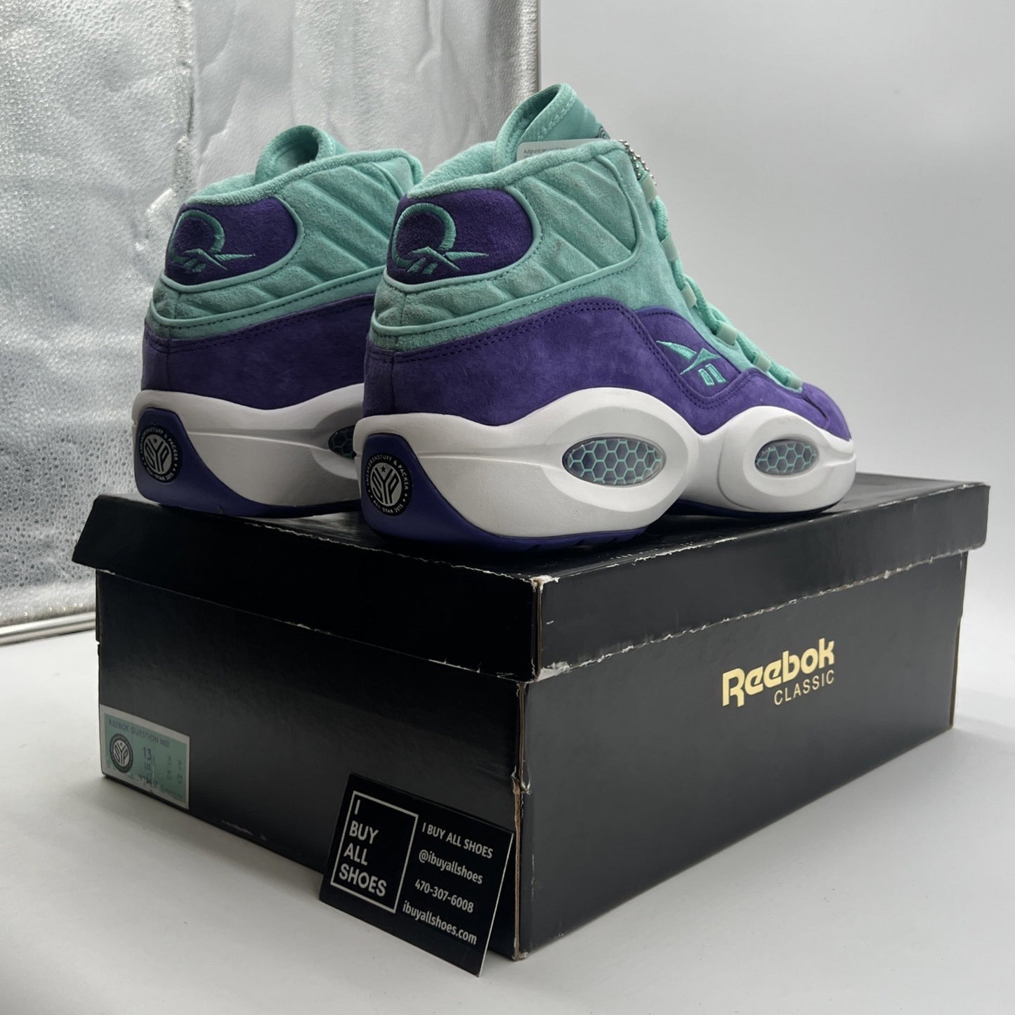 Size 13 - Reebok Packer Shoes x Sneakersnstuff x Token 38 x Question Mid