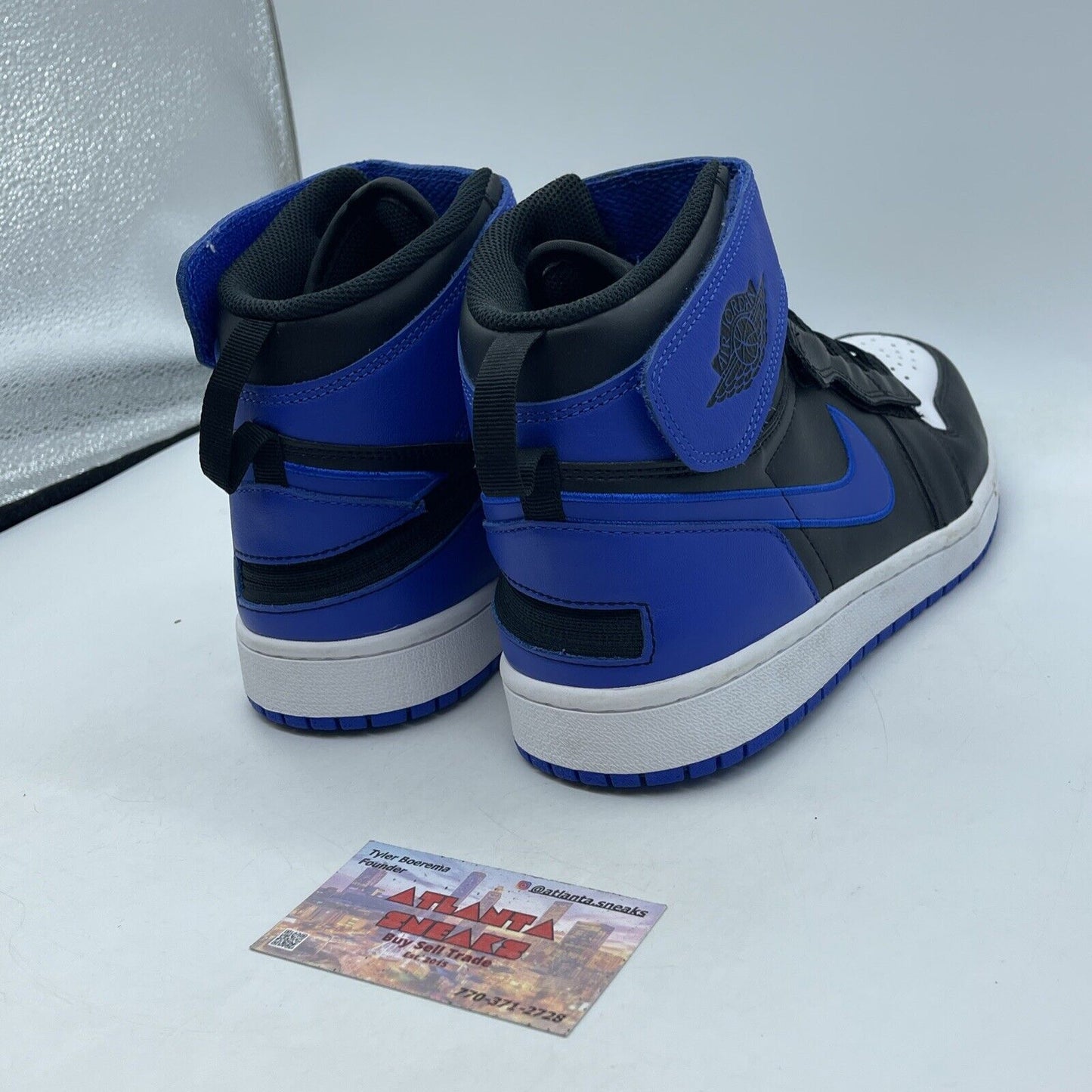 Size 10.5 - Air Jordan 1 FlyEase High Hyper Royal Blue Black (CQ3835-041)