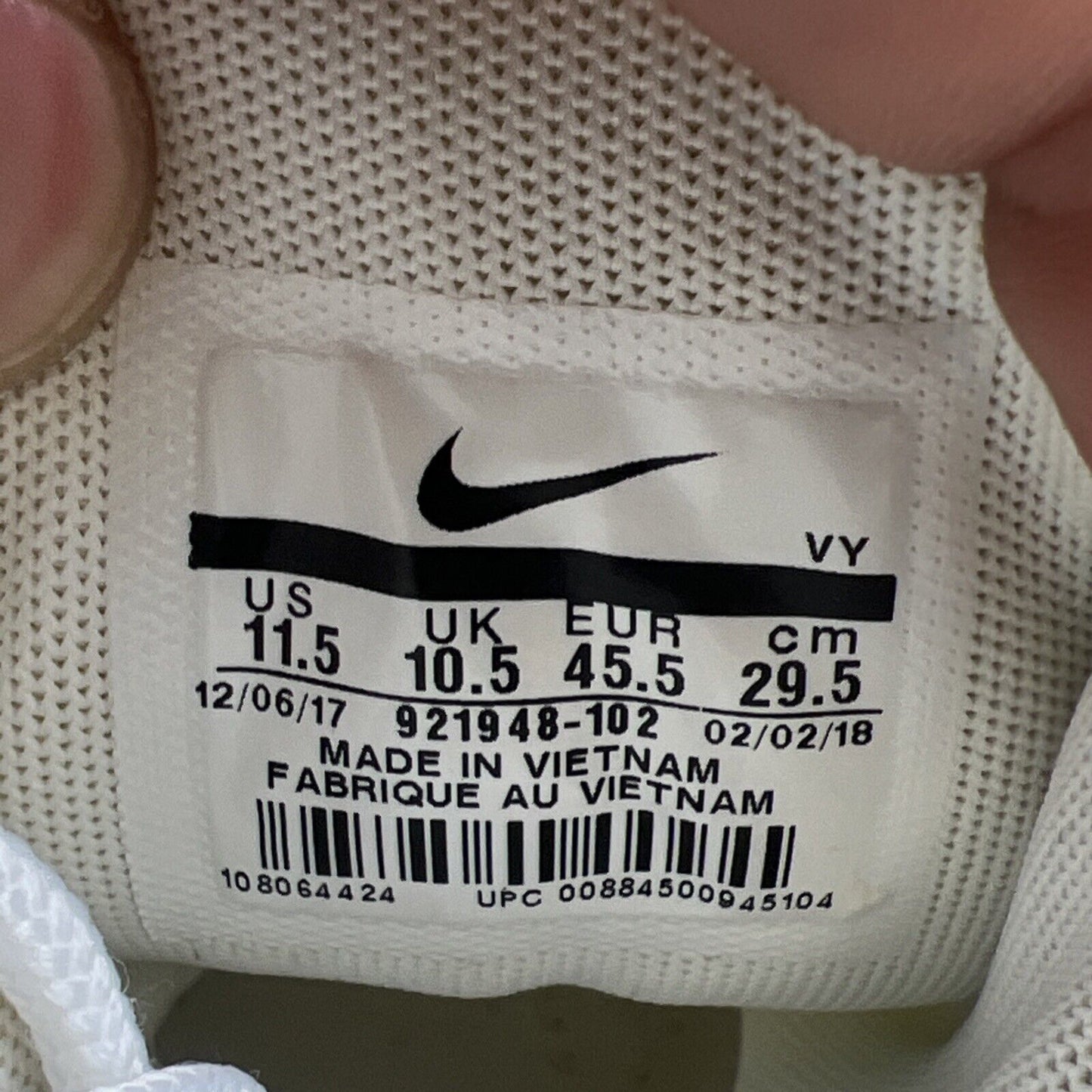 Size 11.5 - Nike Air More Uptempo White Varsity Red 2018 (921948-102)