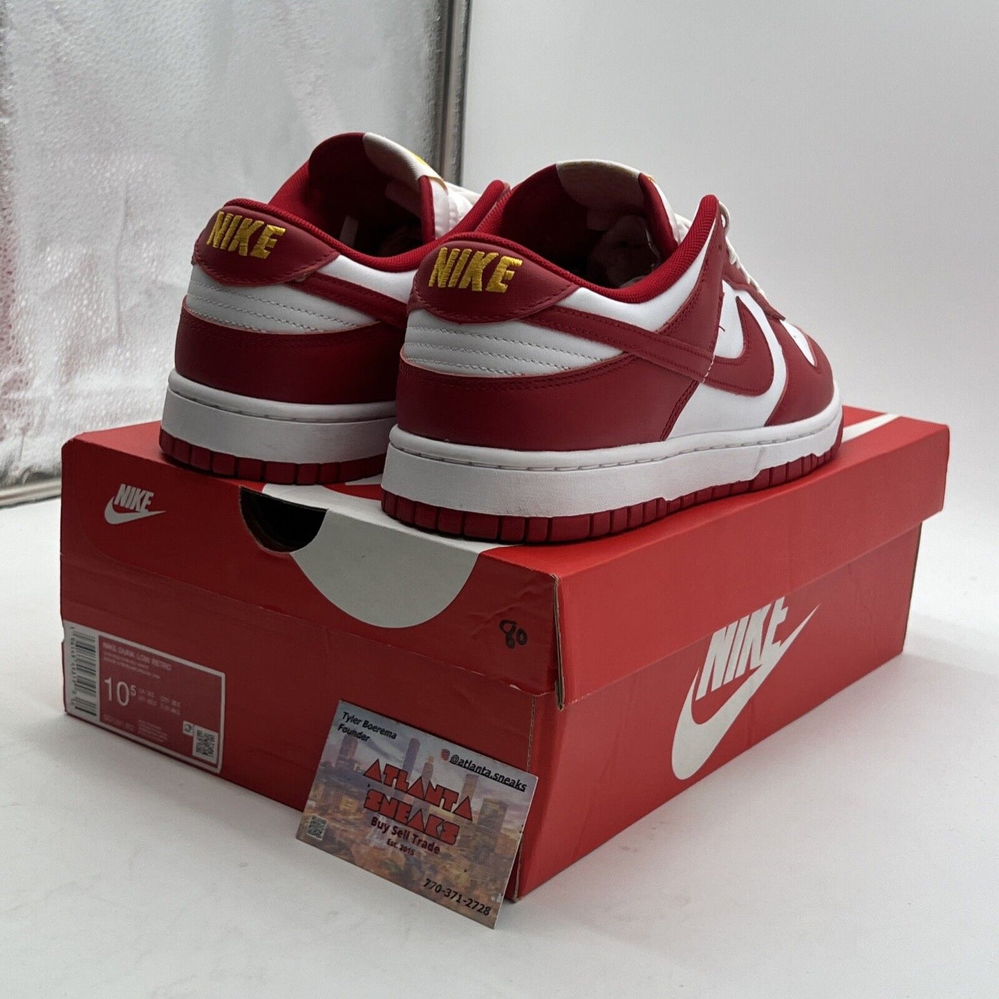 Size 10.5 - Nike Dunk Low Gym Red (DD1391-602)