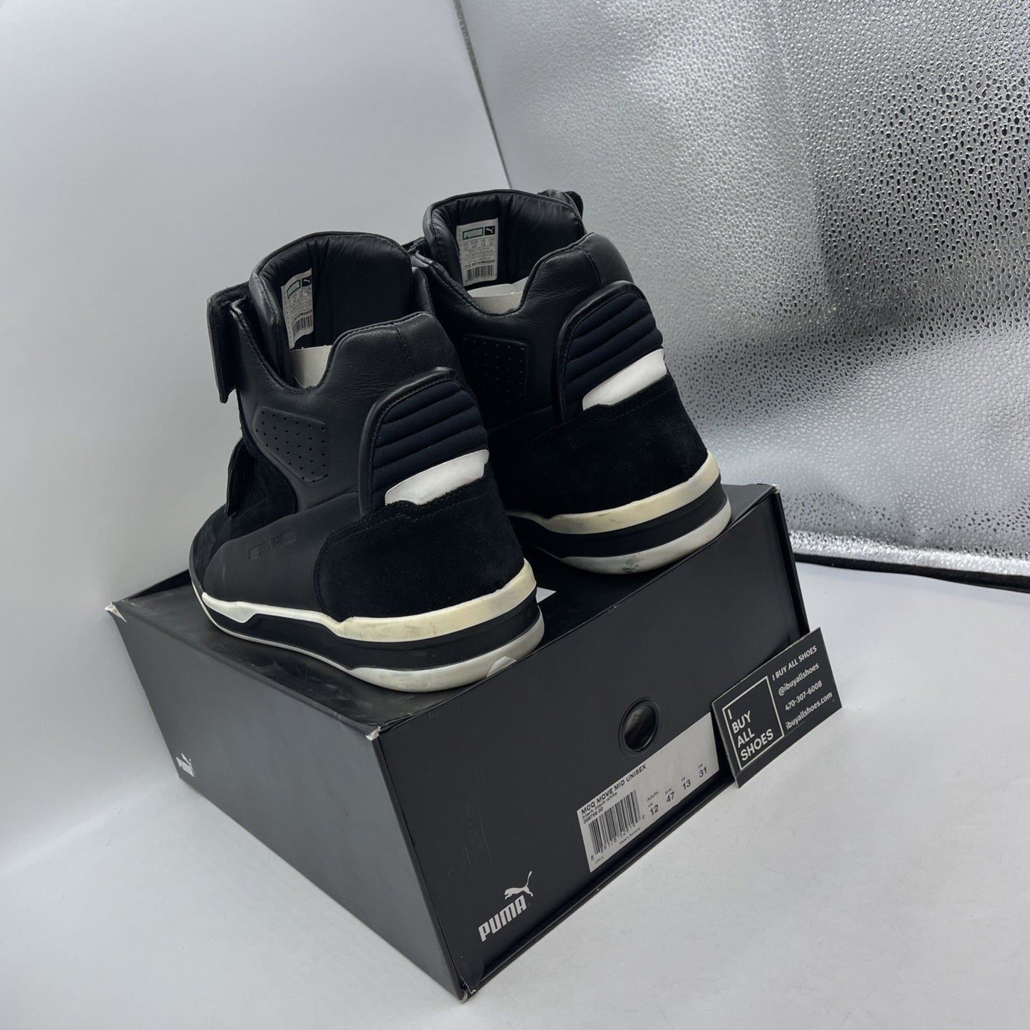 Size 13 - PUMA Move Mid x Alexander McQueen Black (359759-02)