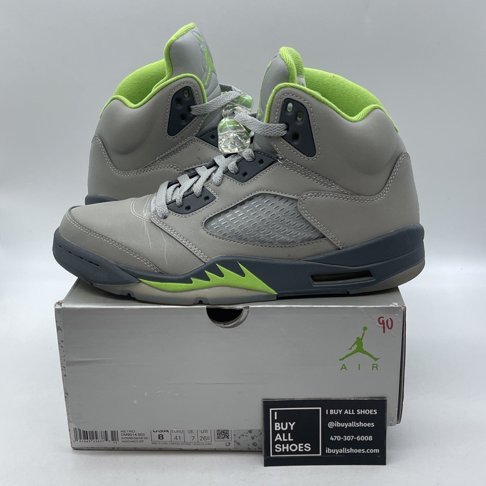 Size 8 - Air Jordan 5 Retro Green Bean (DM9014-003)
