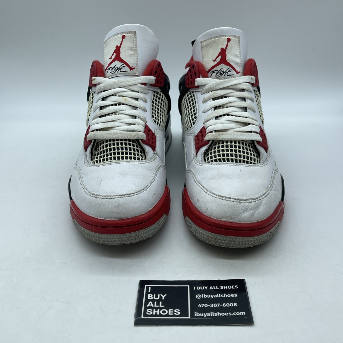 Size 10.5 - Jordan 4 Retro OG Mid Fire Red Black Leather (DC7770-160)