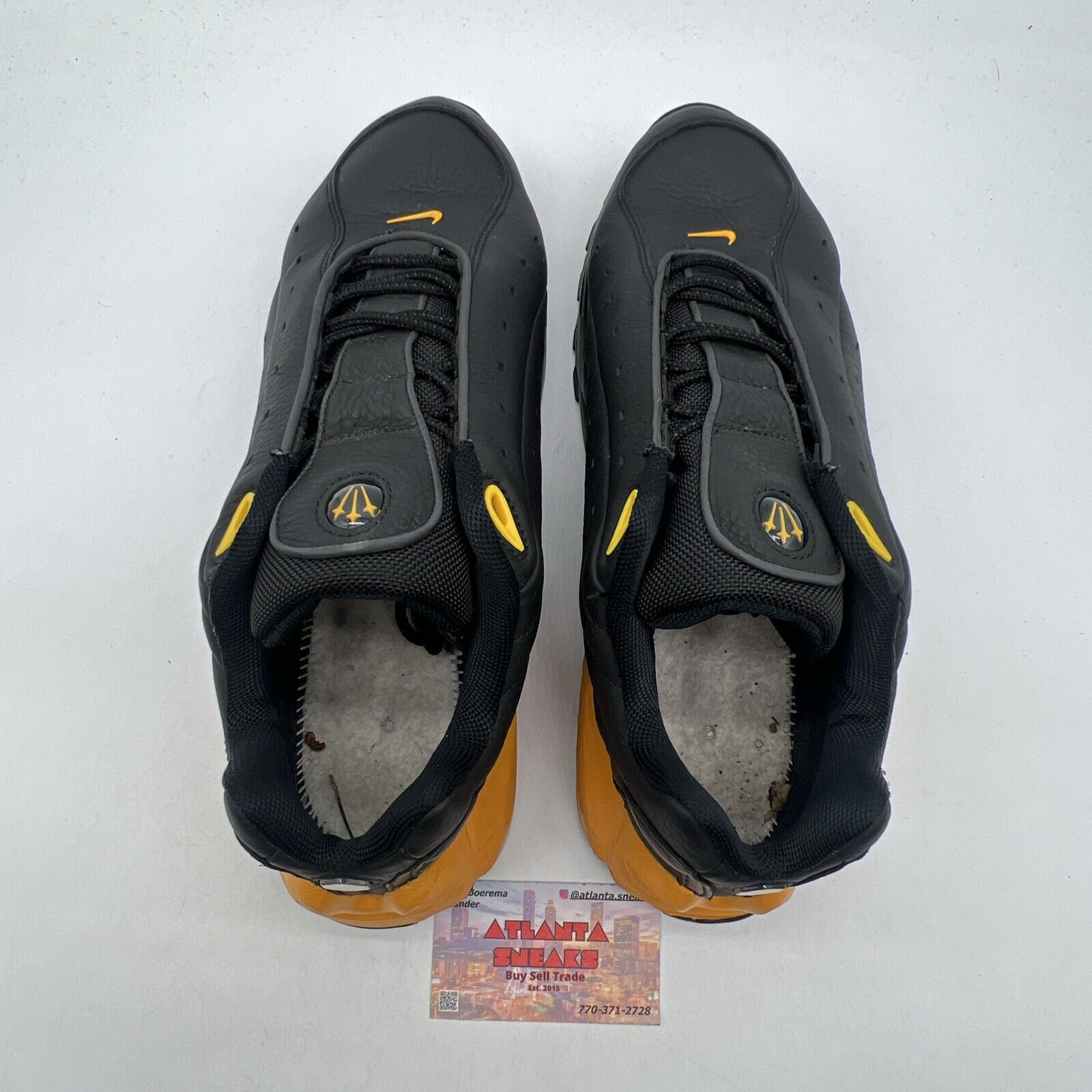 Size 12 - Nike NOCTA x Hot Step Air Terra Black University Gold (DH4692-002)