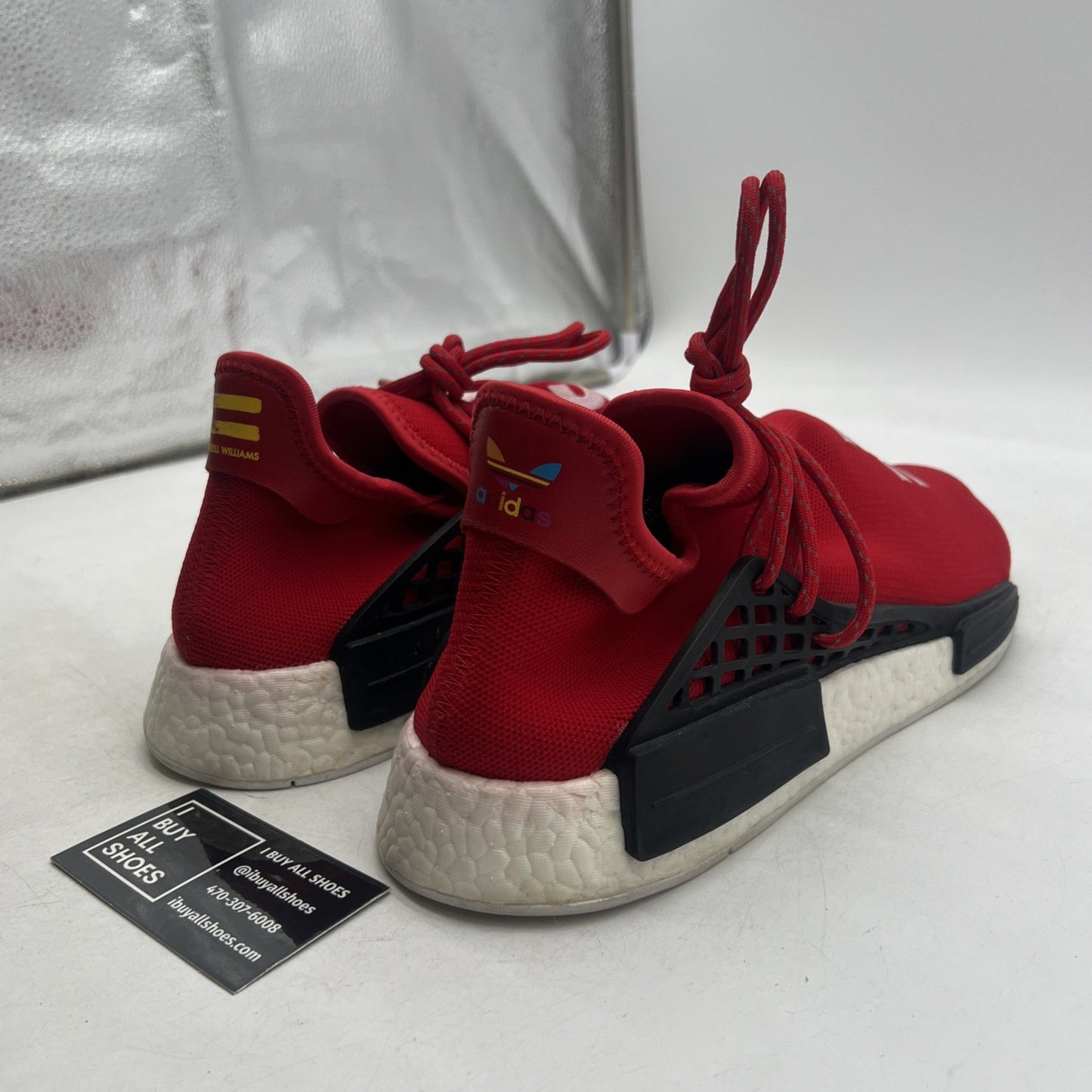 Size 13 - Adidas Pharrell x NMD Human Race Red (BB0616)