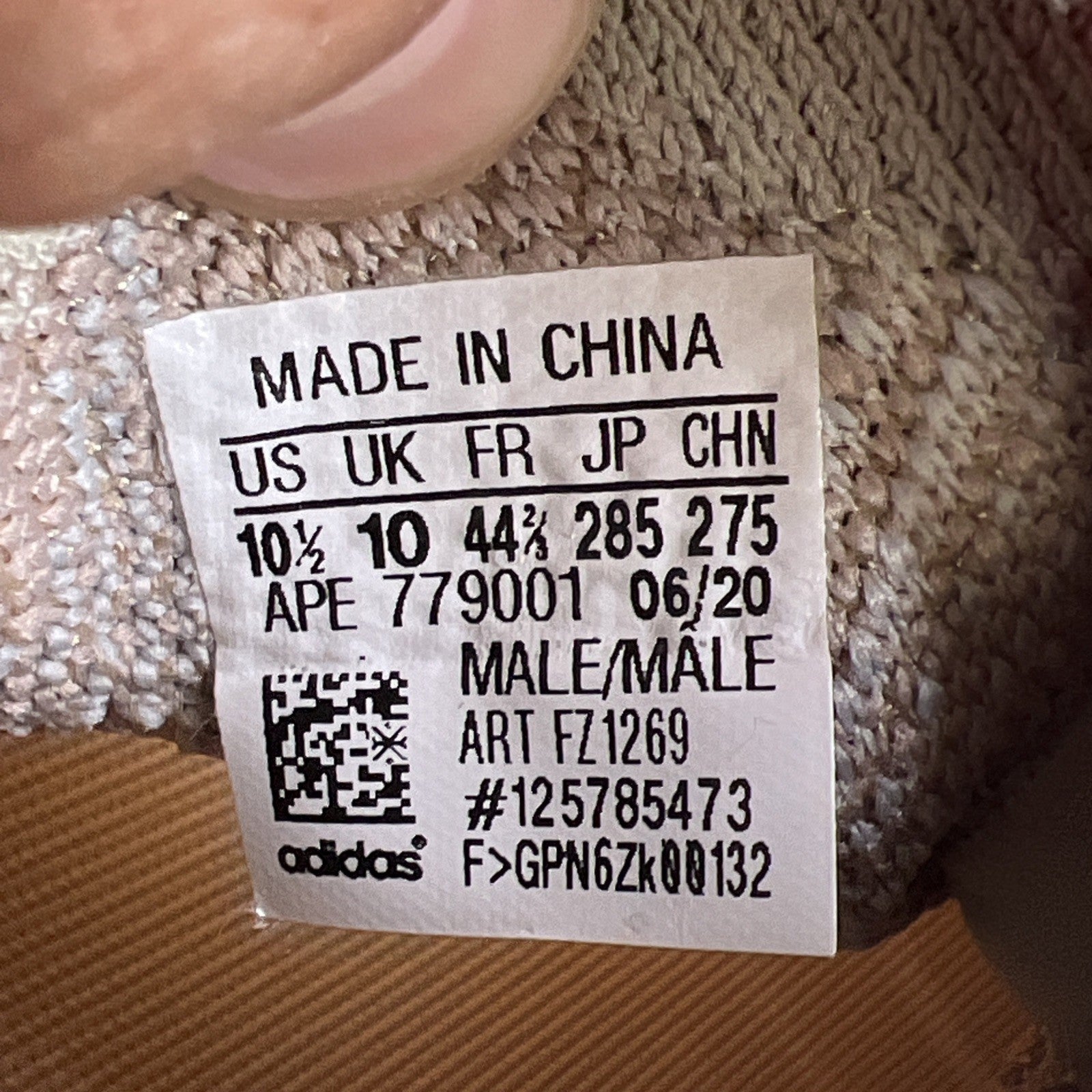 Size 10.5 - Adidas Yeezy Boost 380 Pepper Non-Reflective (FZ1269)