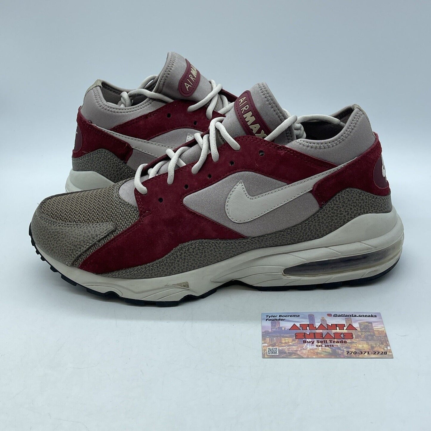 Size 11 - Nike Size? x Air Max 93 Metals Pack - Flat Zinc Suede (306551-016)