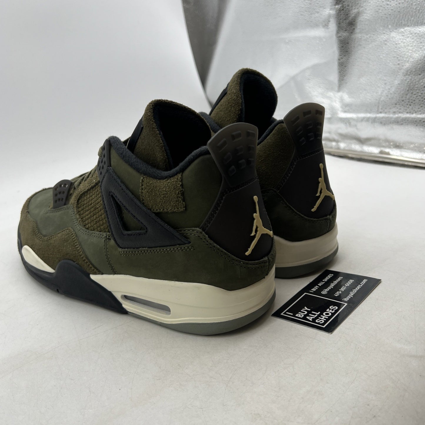 Size 13 - Air Jordan 4 SE Retro Low Craft - Olive (FB9927-200)