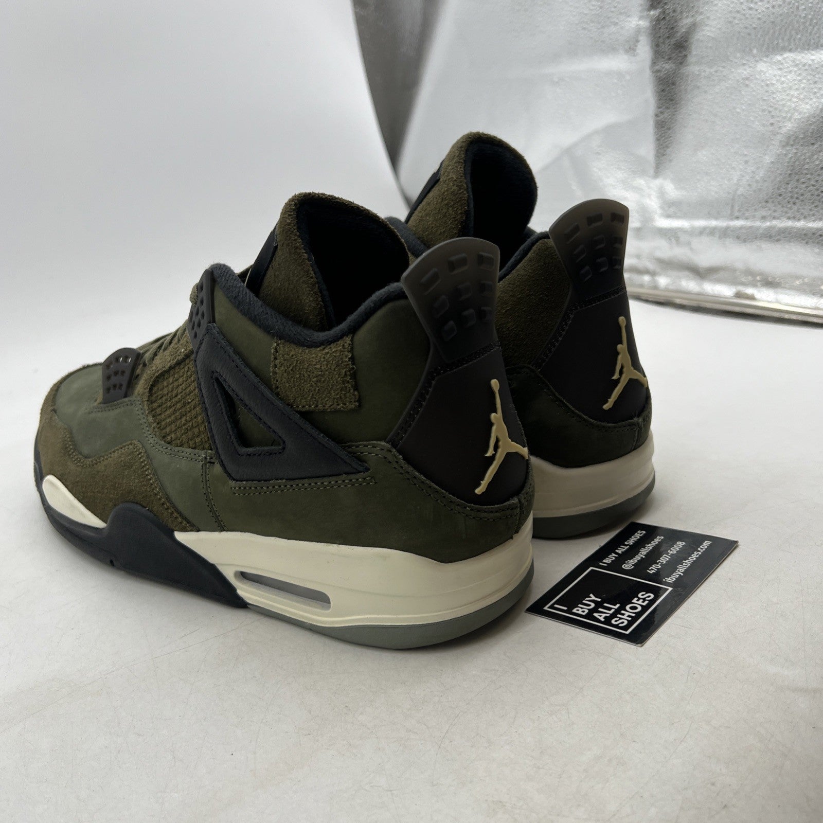 Size 13 - Air Jordan 4 SE Retro Low Craft - Olive (FB9927-200)