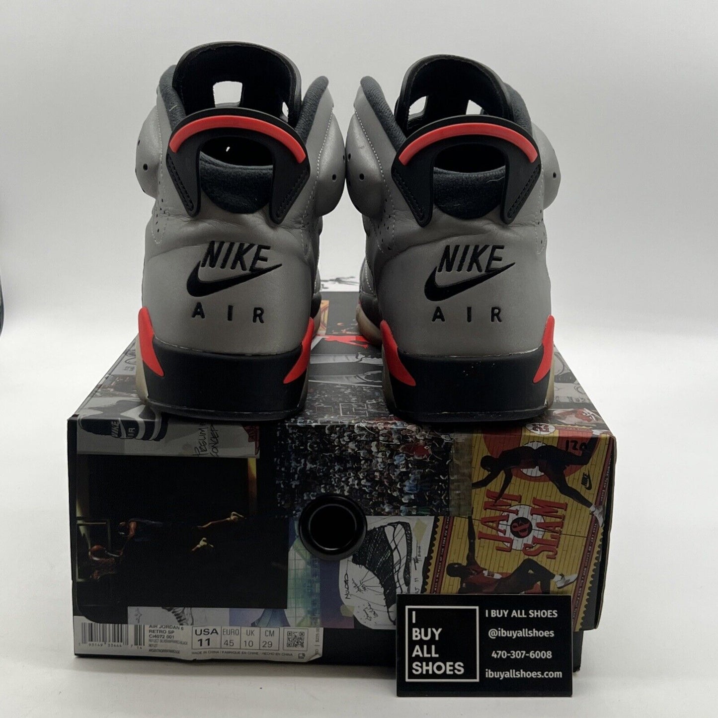 Size 11 - Air Jordan 6 Retro SP Reflections Of A Champion (CI4072-001)