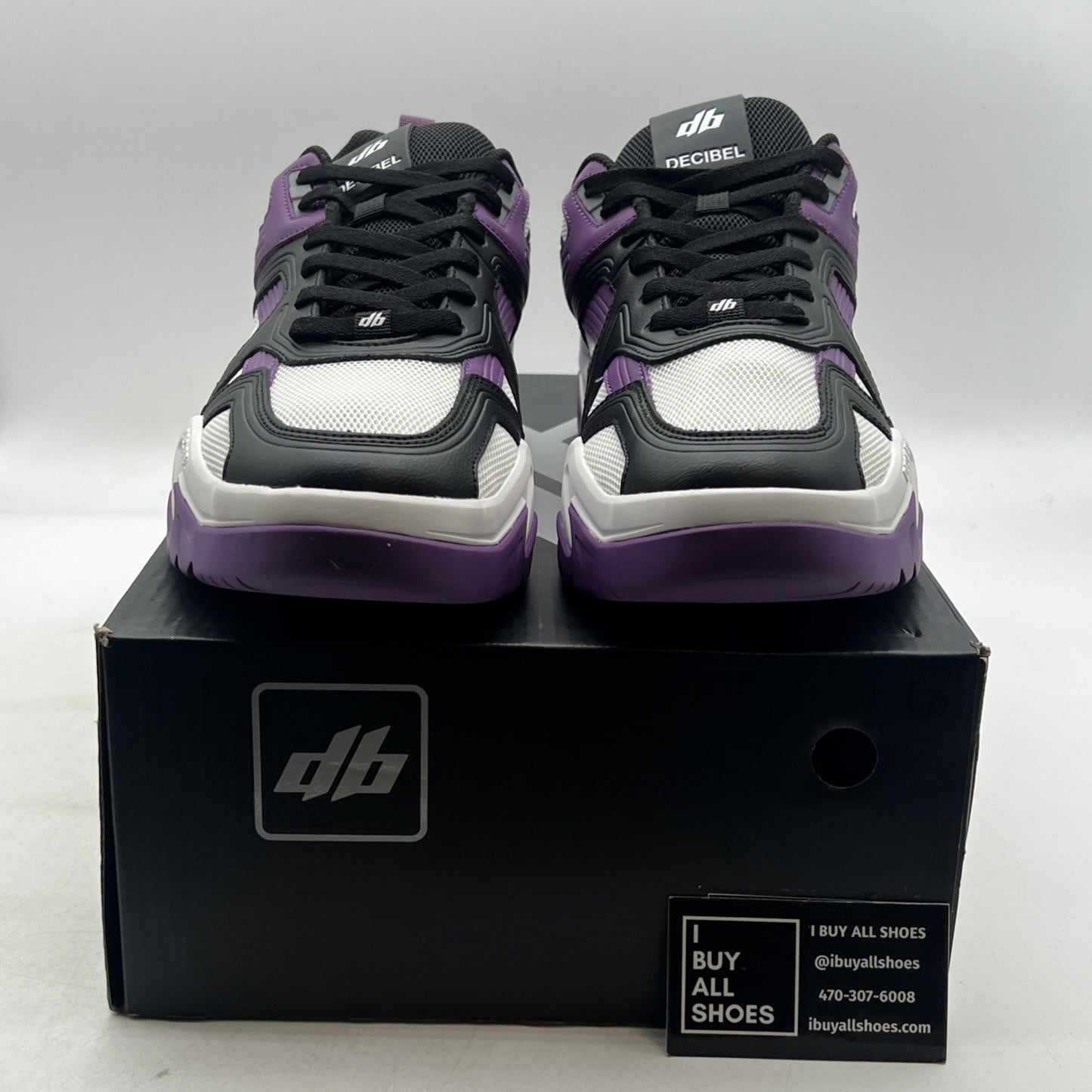 Size 12 - Decibel White, Purple And Black