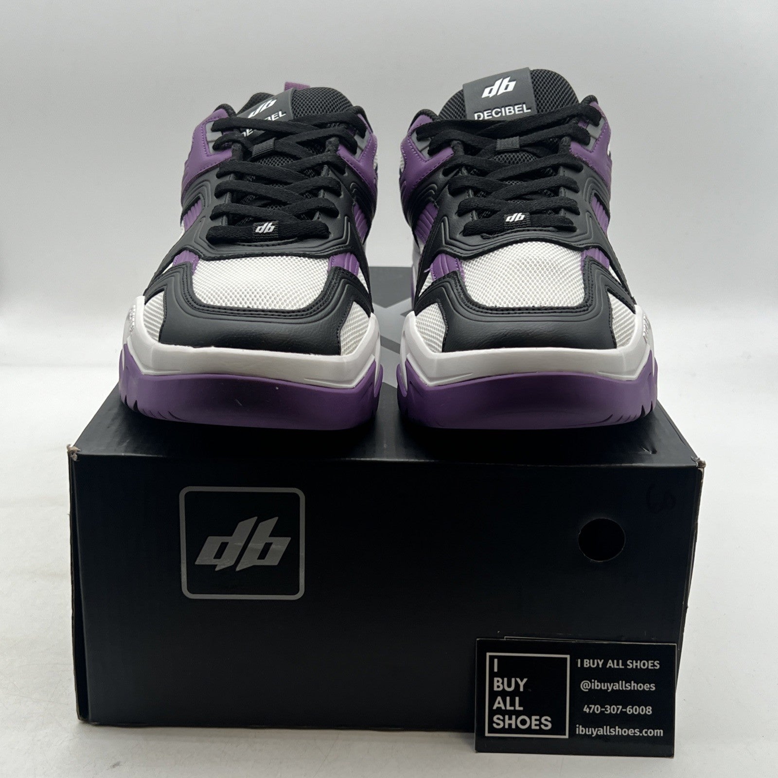 Size 12 - Decibel White, Purple And Black