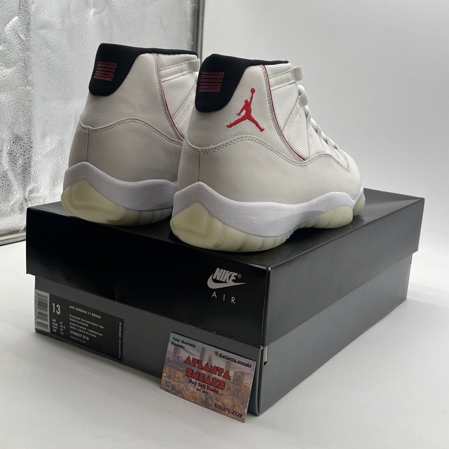 Size 13 - Air Jordan 11 Retro Platinum Tint (378037-016)