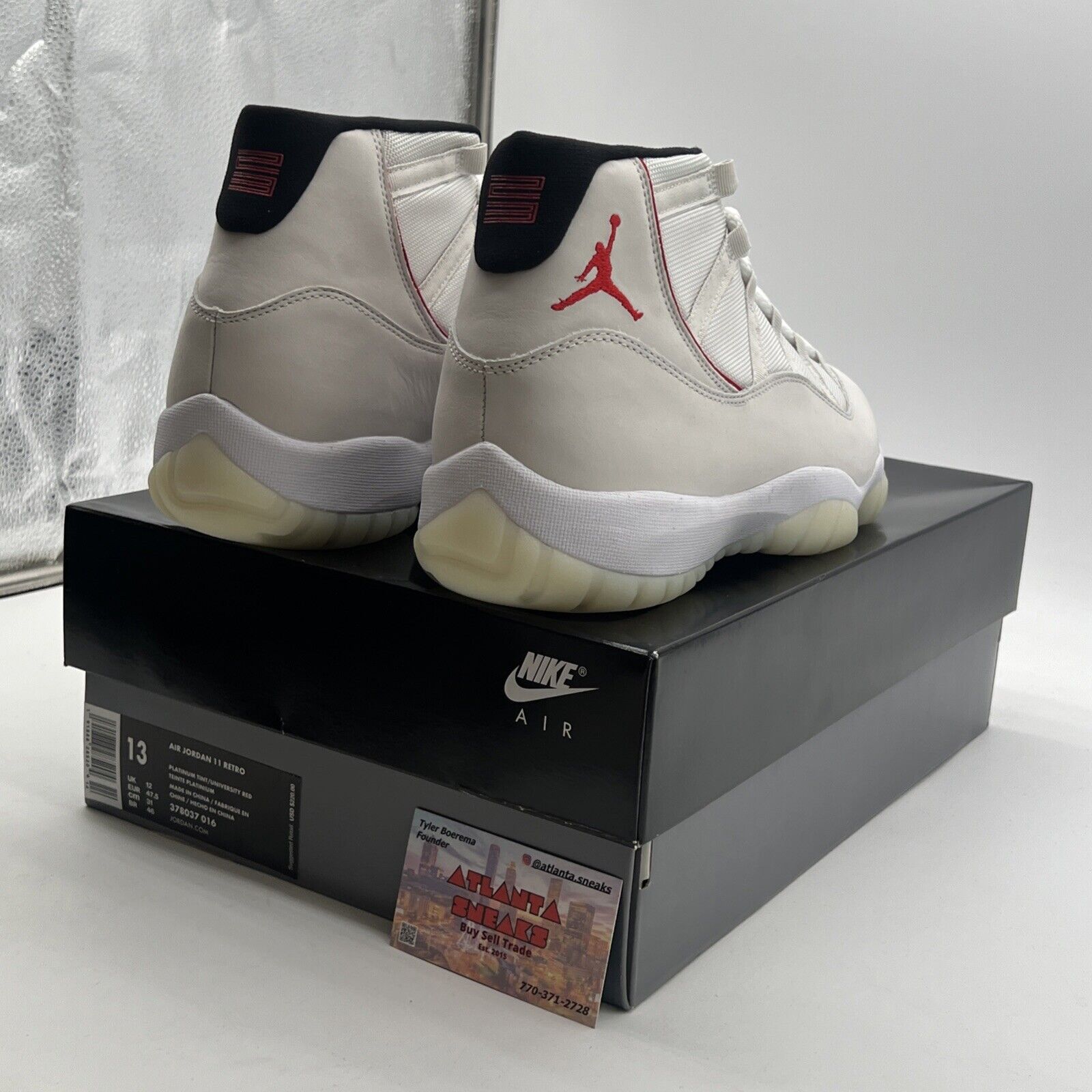Size 13 - Air Jordan 11 Retro Platinum Tint (378037-016)