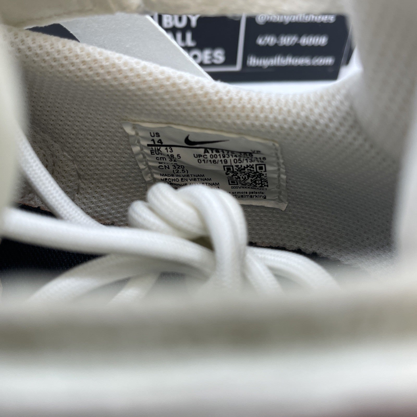 Size 14 - Nike Air VaporMax D/MS/X Off White (AT8179-100)