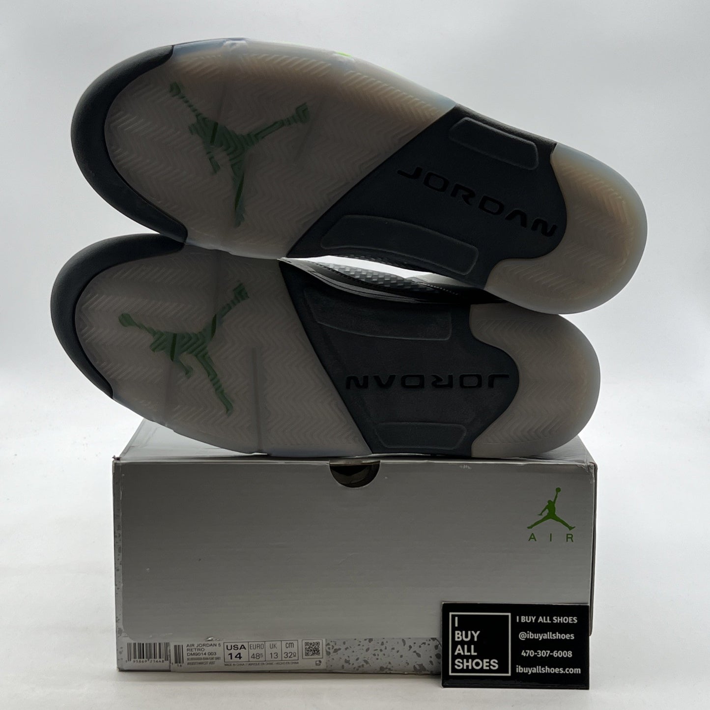 Size 14 - Air Jordan 5 Retro Green Bean (DM9014-003)