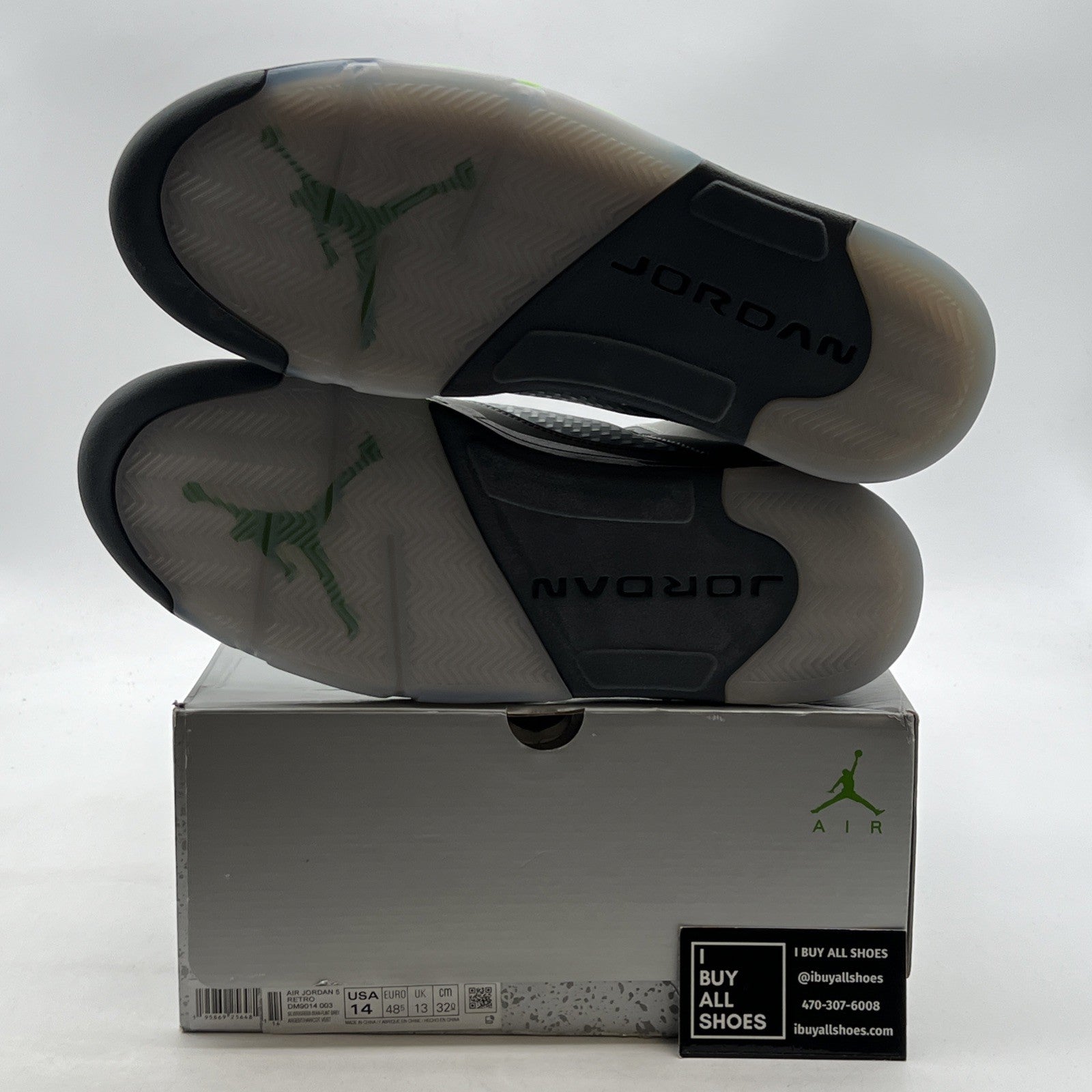 Size 14 - Air Jordan 5 Retro Green Bean (DM9014-003)