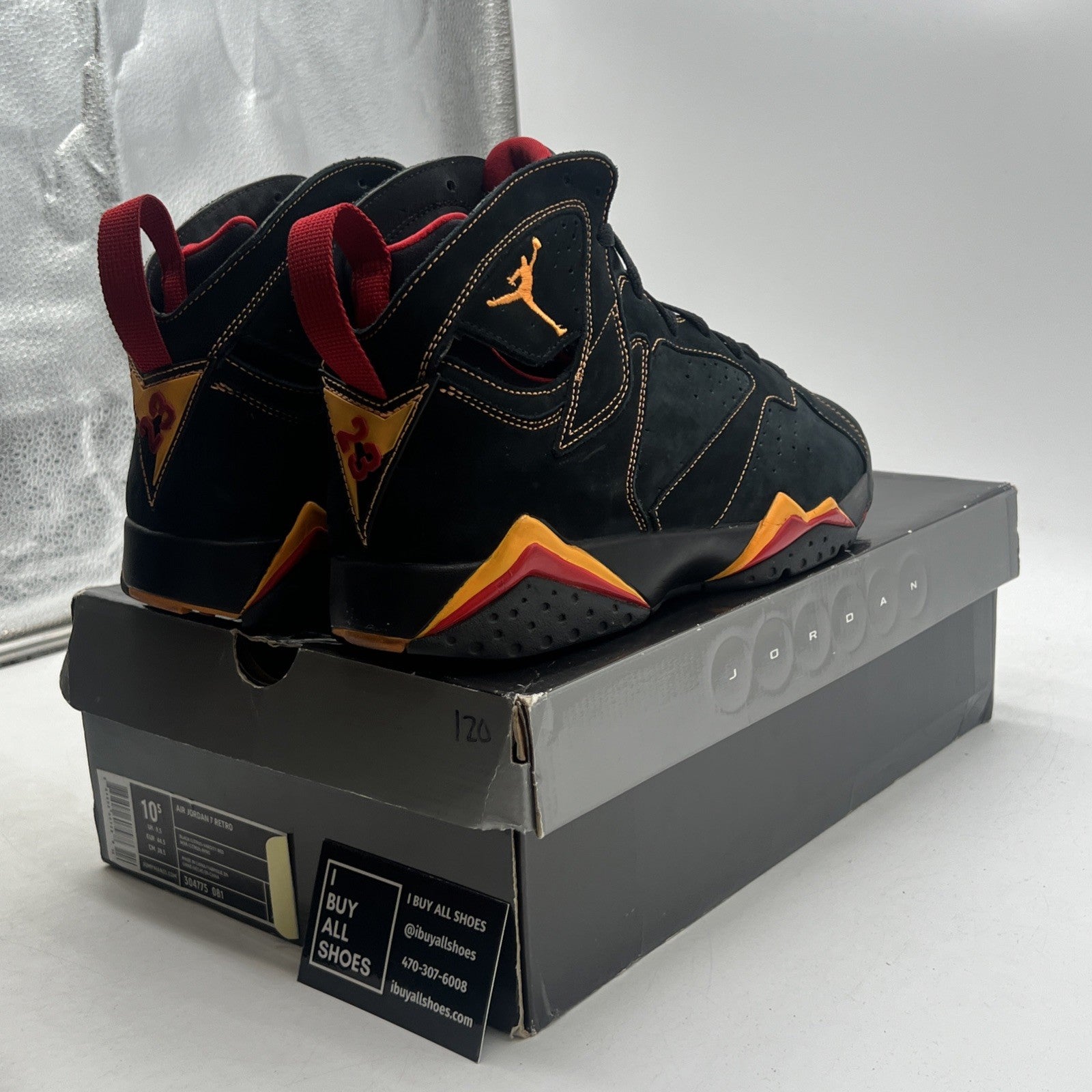 Size 10.5 - Air Jordan 7 Retro 2006 Citrus (304775-081)