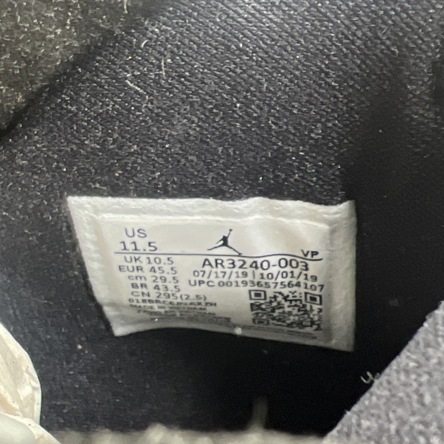 Size 11.5 - Air Jordan 34 Black Cat (AR3240-003)