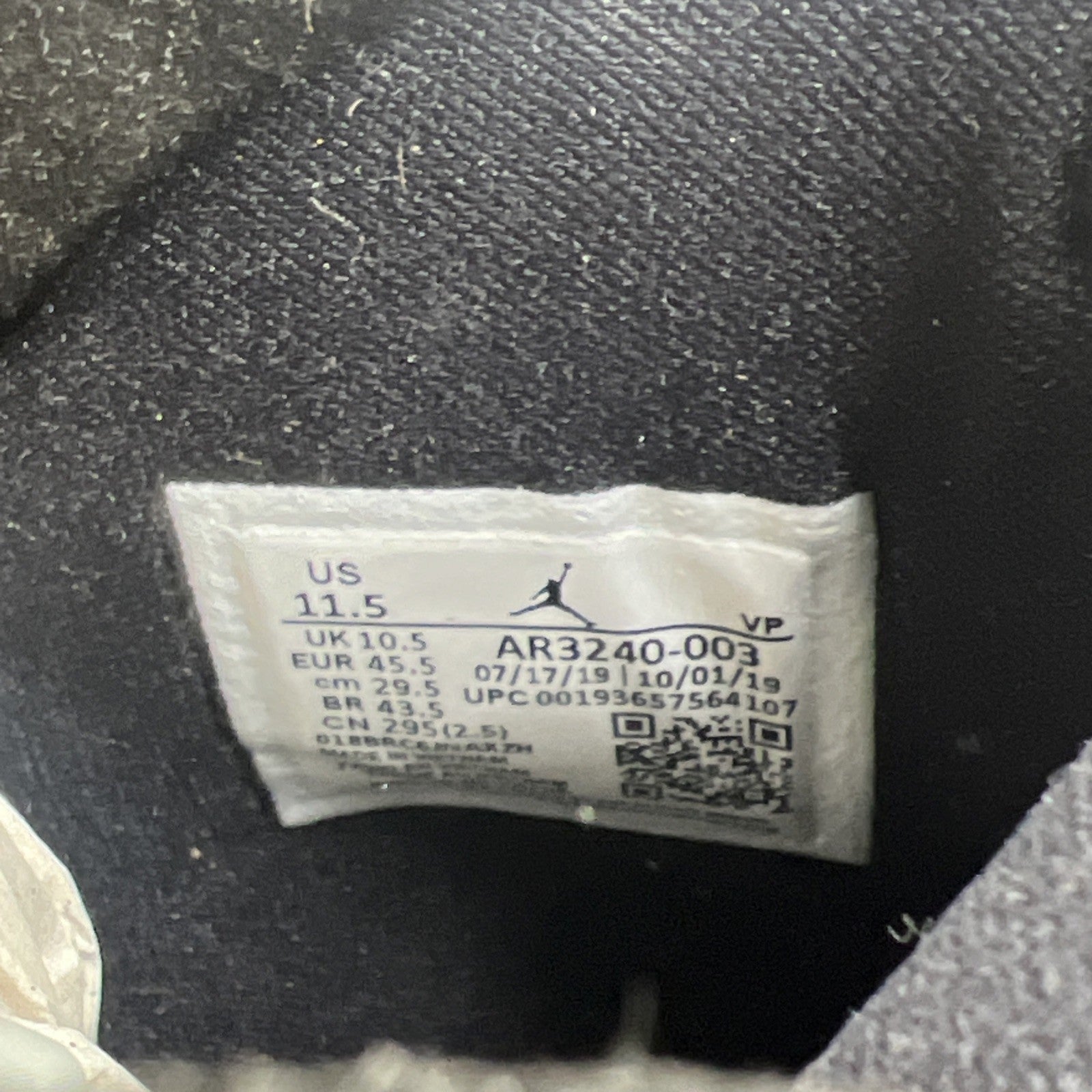 Size 11.5 - Air Jordan 34 Black Cat (AR3240-003)
