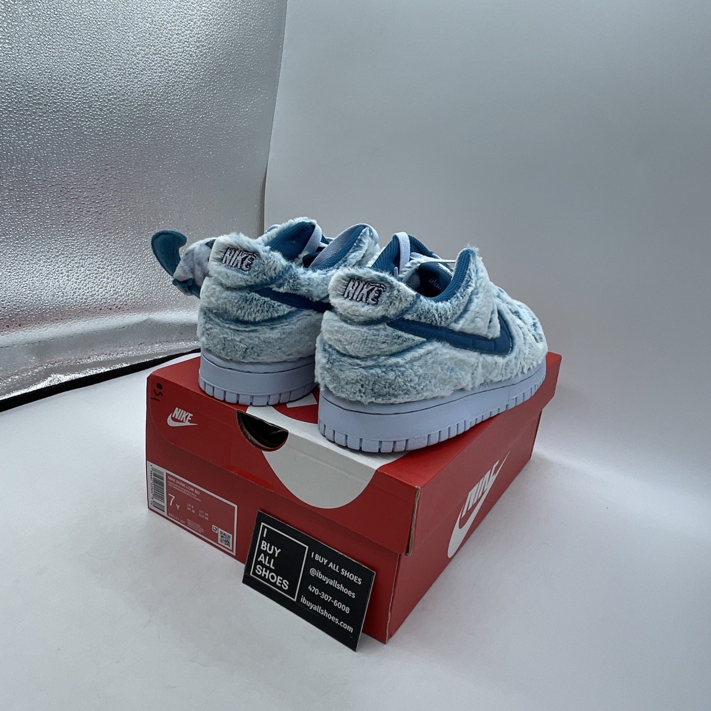 Size 7Y - Nike Dunk Low "Abominable Snowman" (IM7171-301)