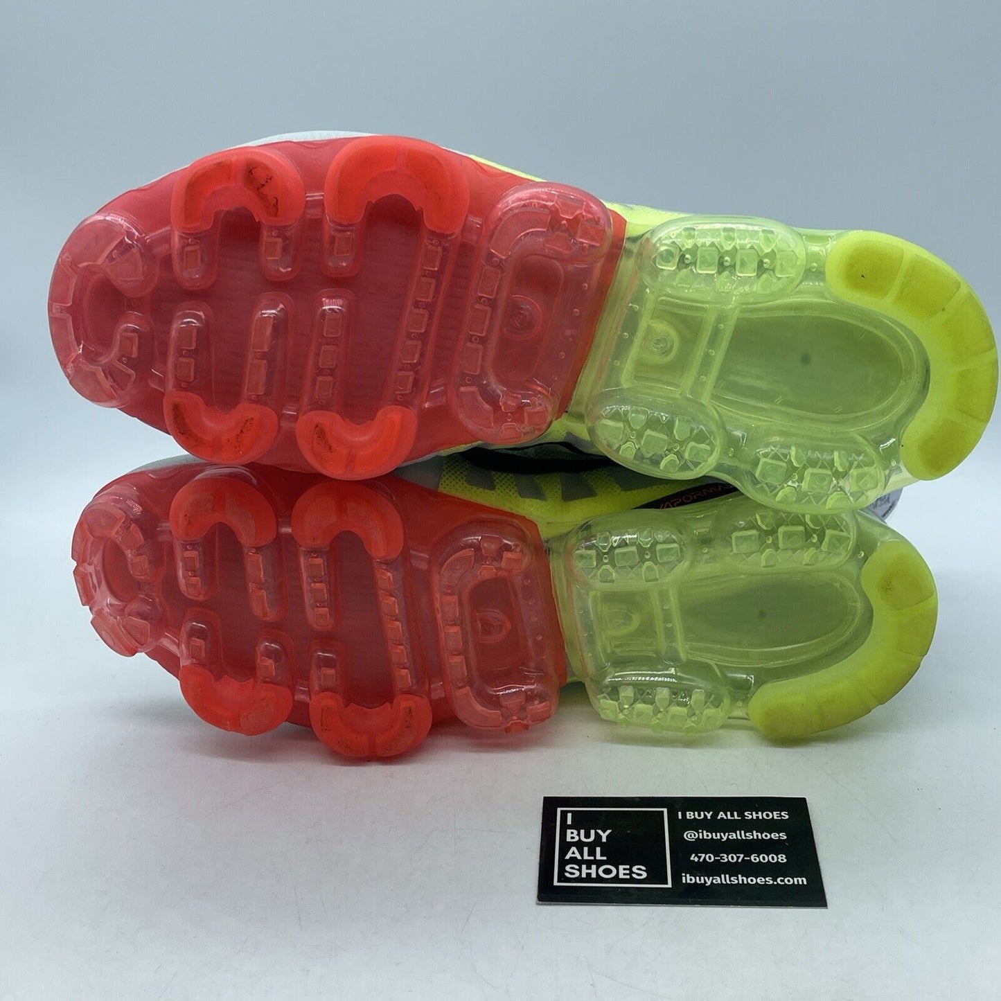 Size 12 - Nike Air VaporMax 2019 Neon Collection Grey Black Leather (AR6631-007)